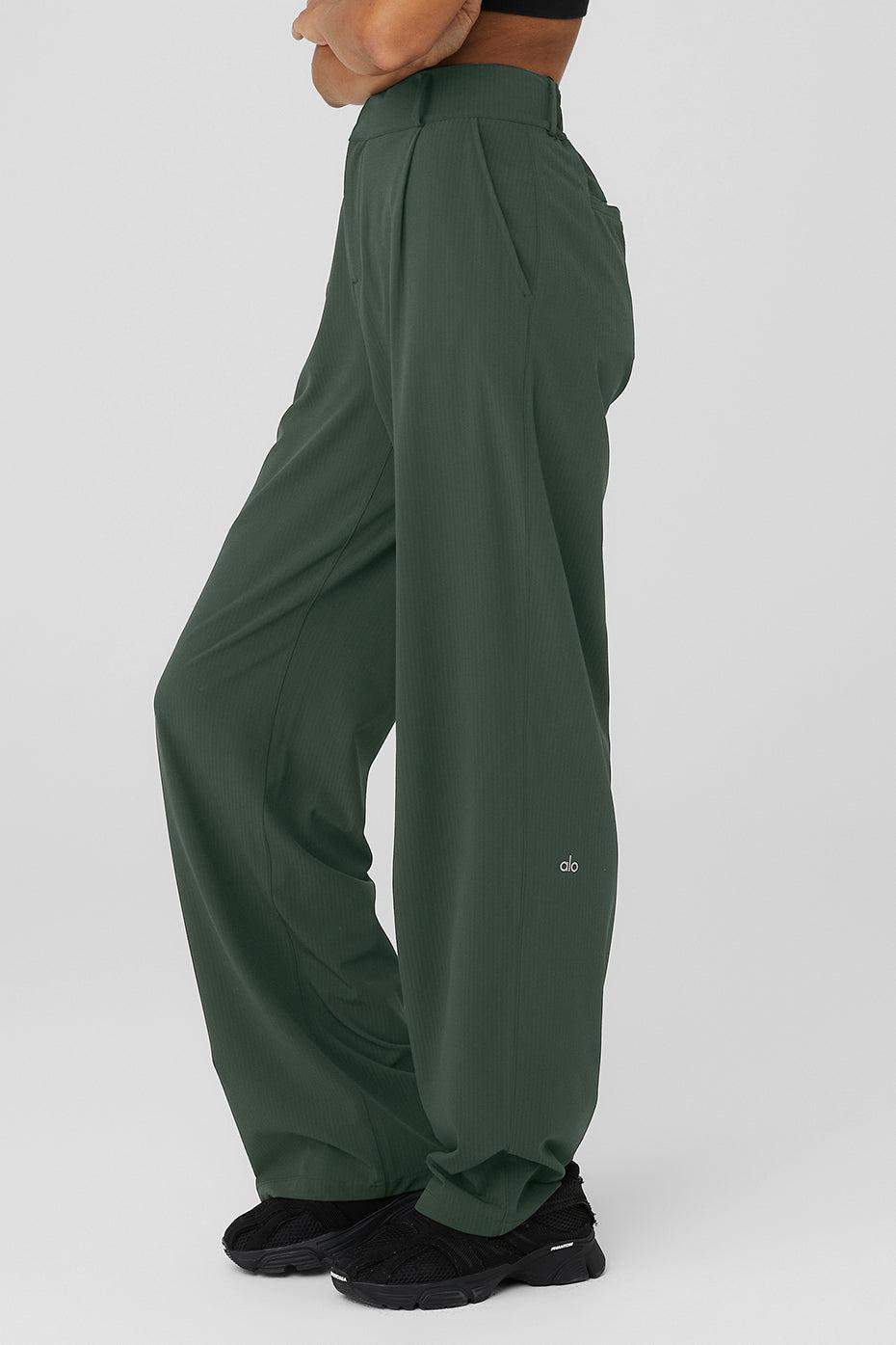 High-Waist Dreamscape Trouser - Dark Cactus Product Image