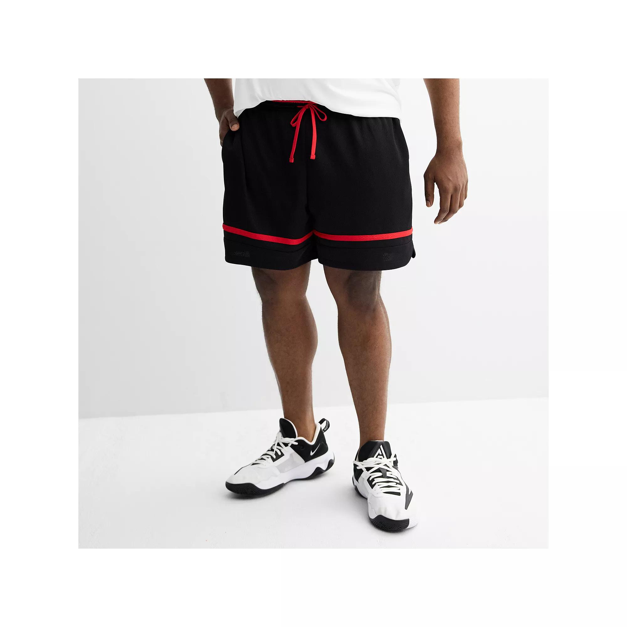 Big & Tall Tek Gear® Retro Basketball Shorts, Men's, Size: 4XB, Mineral Black Product Image