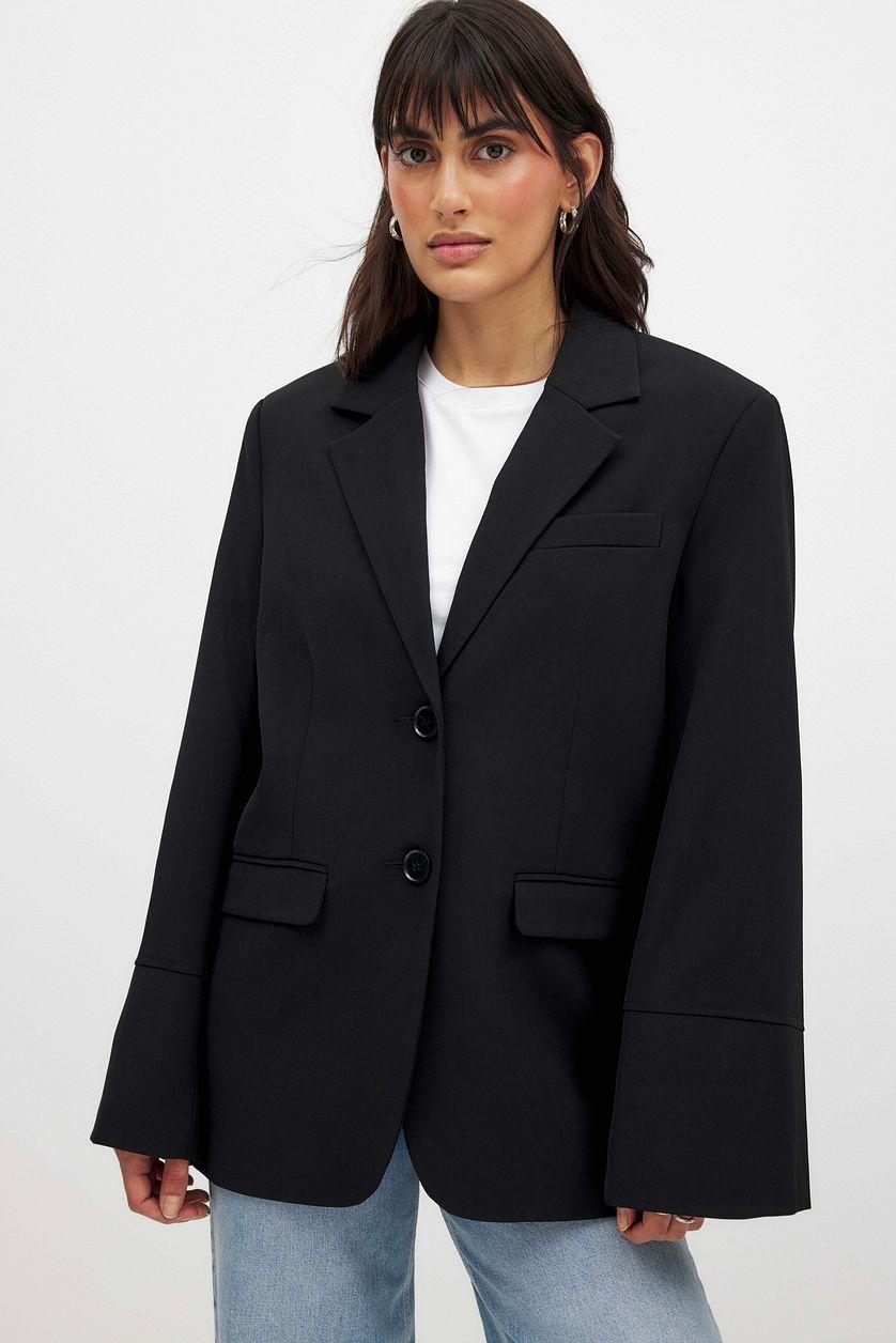 Oversized Blazer With Wide Sleeves Product Image