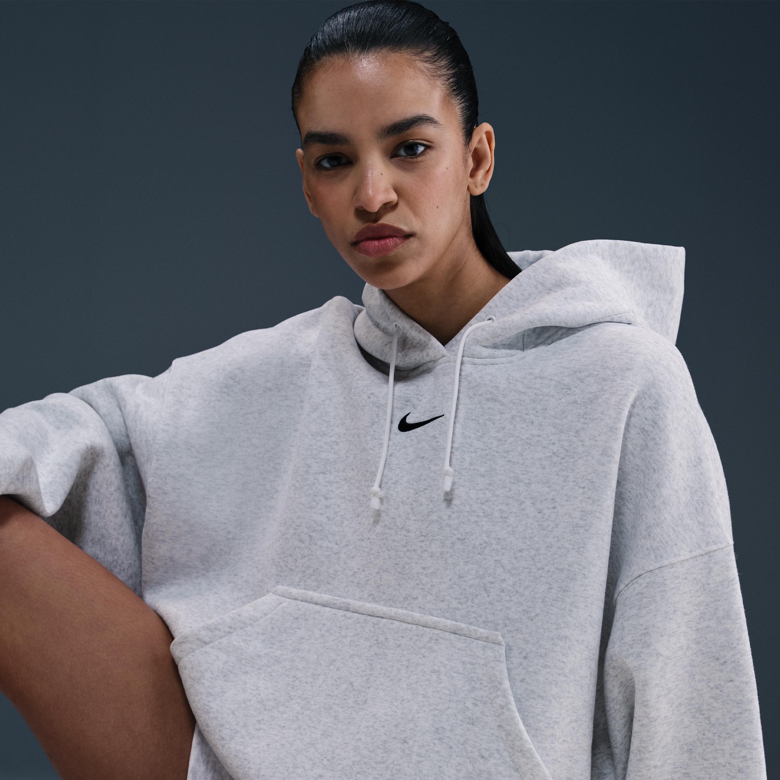 Womens Nike Sportswear Phoenix Fleece Over-Oversized Pullover Hoodie | DQ5858-051 Product Image