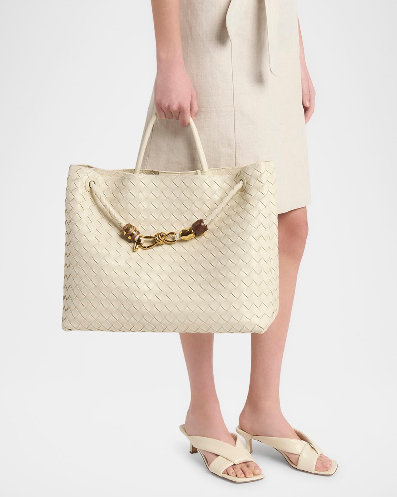 Andiamo Large Leather Top-Handle Bag Product Image