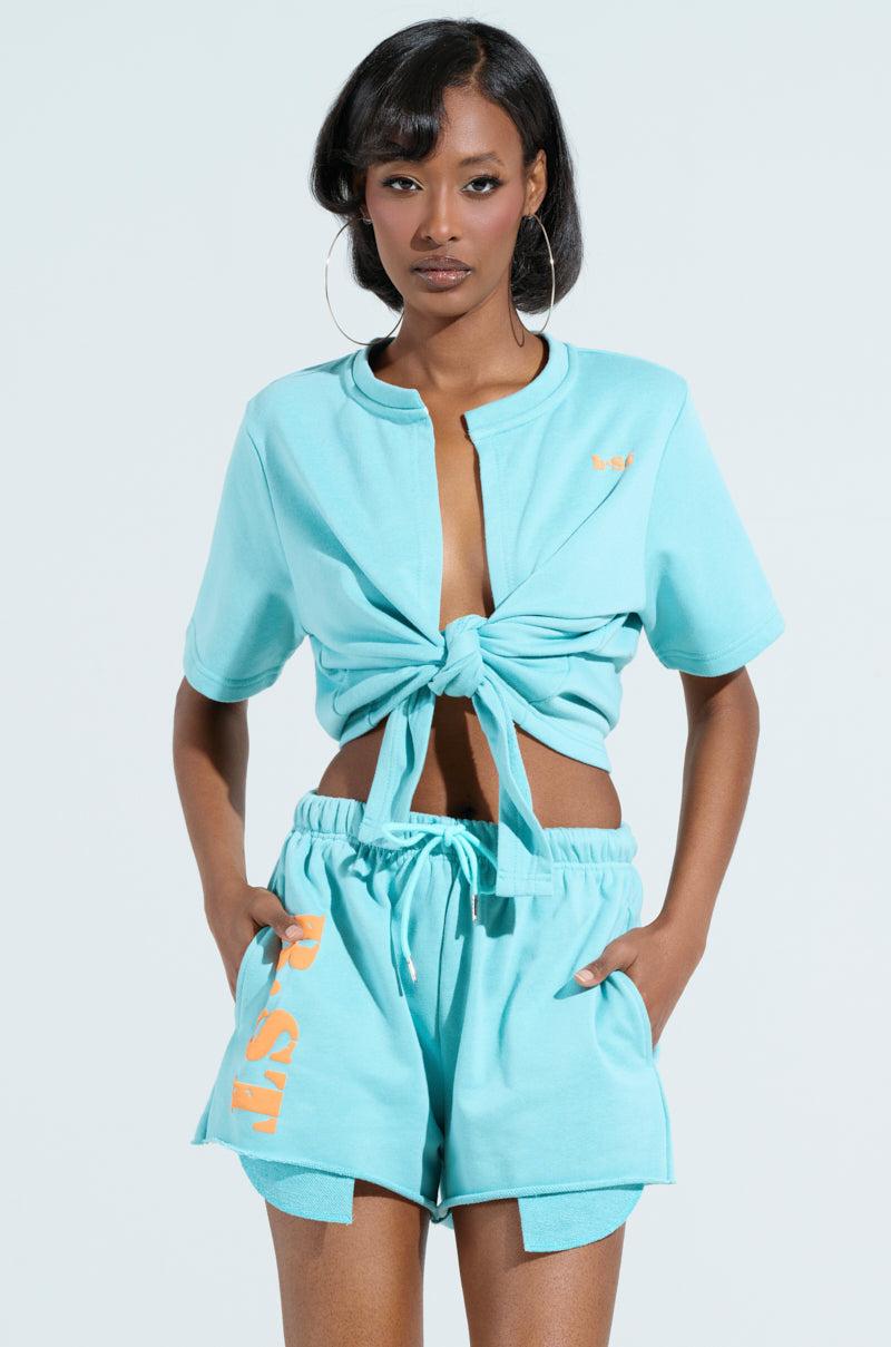 FRESH AIR TIE FRONT TOP Product Image