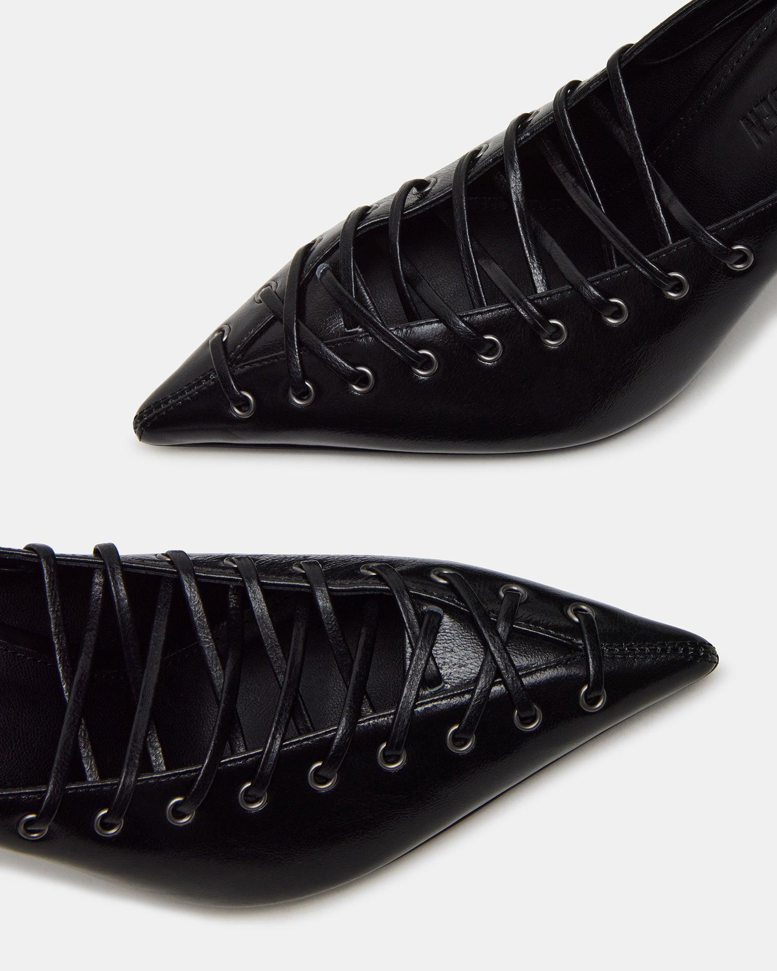 LACELLE BLACK LEATHER Female Product Image