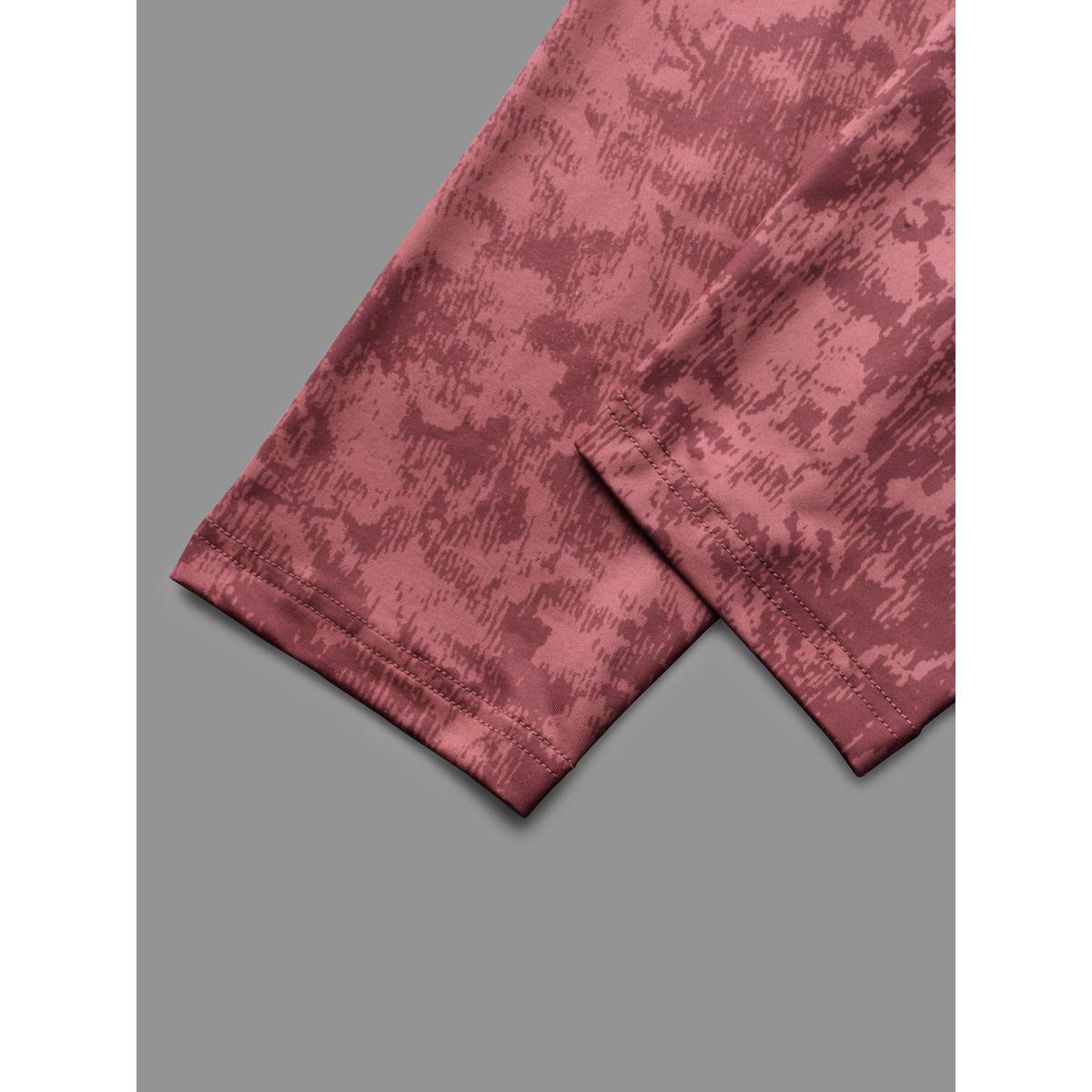 Plus Size Textured Mid Rise Skinny Leggings Women Rouge Elegant High stretch Skinny Mid Rise Everyday Leggings BloomChic 14-16/1X Product Image