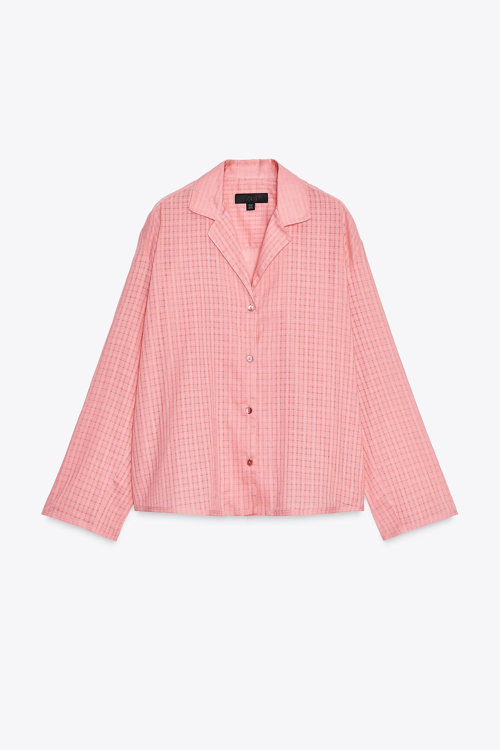 ZW COLLECTION PLAID PAJAMA SHIRT Product Image