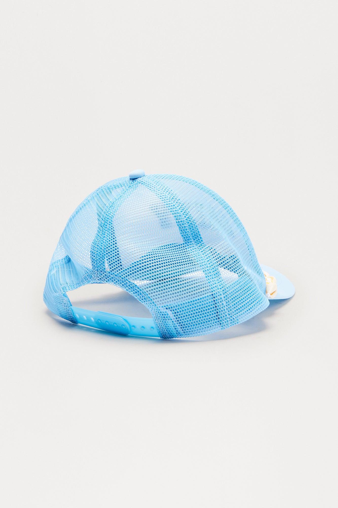 A Bit Salty Trucker Hat - Blue/combo Female Product Image