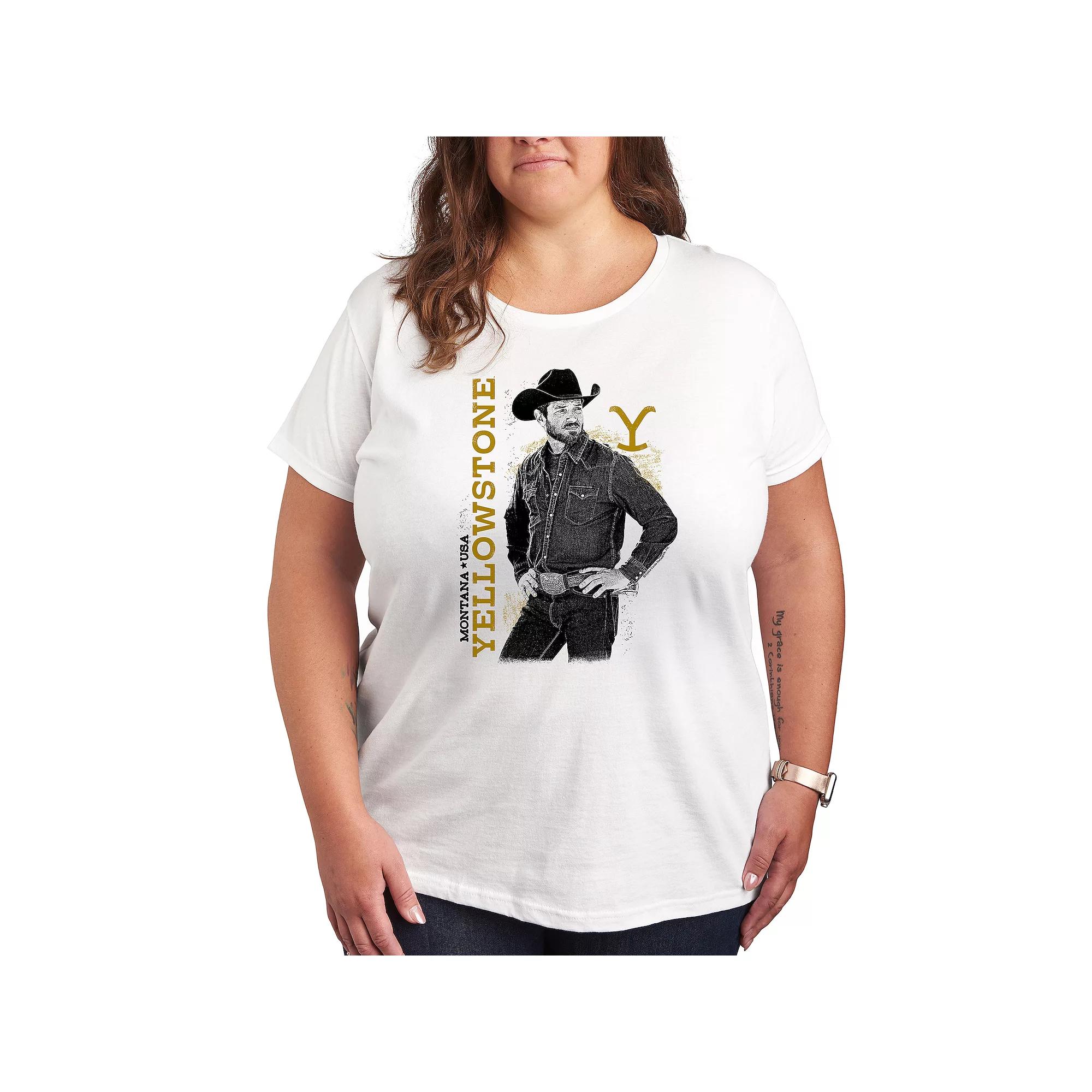 Plus Yellowstone Ryan Graphic Tee, Women's,  Product Image