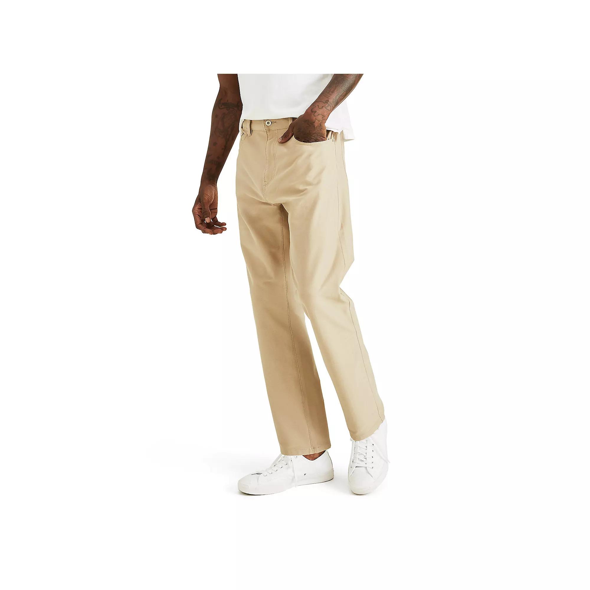 Big & Tall Dockers® Smart 360 Knit™Comfort Knit Jean Cut Pants, Men's, Size: 52X32, True Chino Product Image