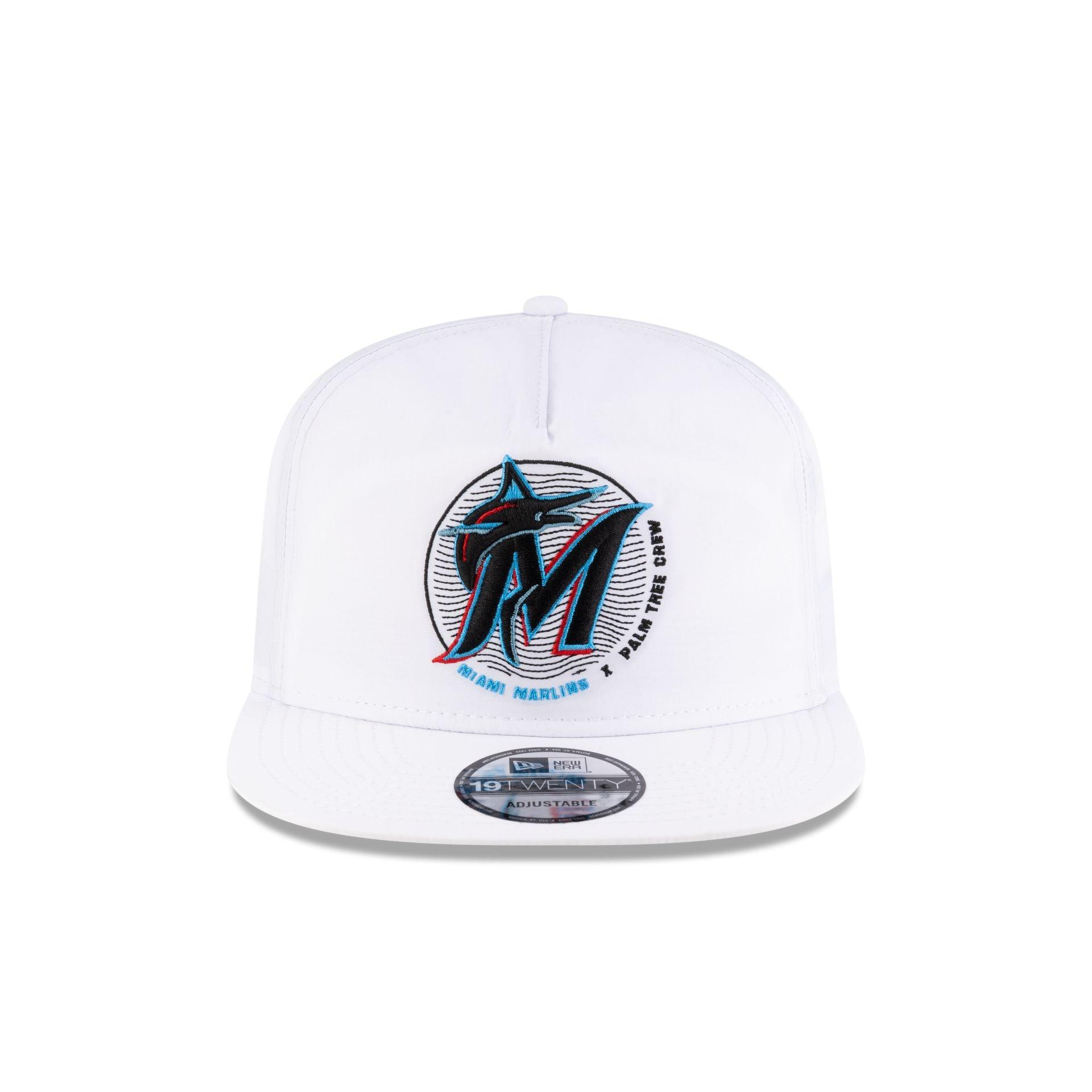 Palm Tree Crew x Miami Marlins Chrome White 19TWENTY Adjustable Hat Male Product Image
