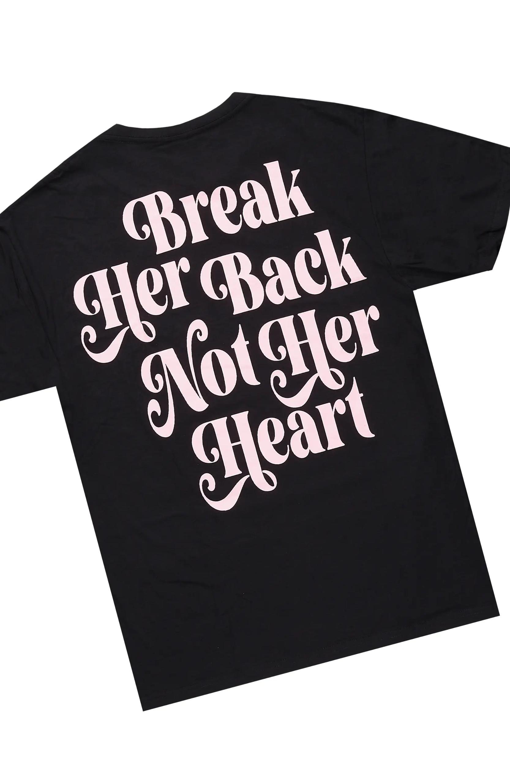 Diamo Black T-Shirt/Slim Fit Jean Set Male Product Image