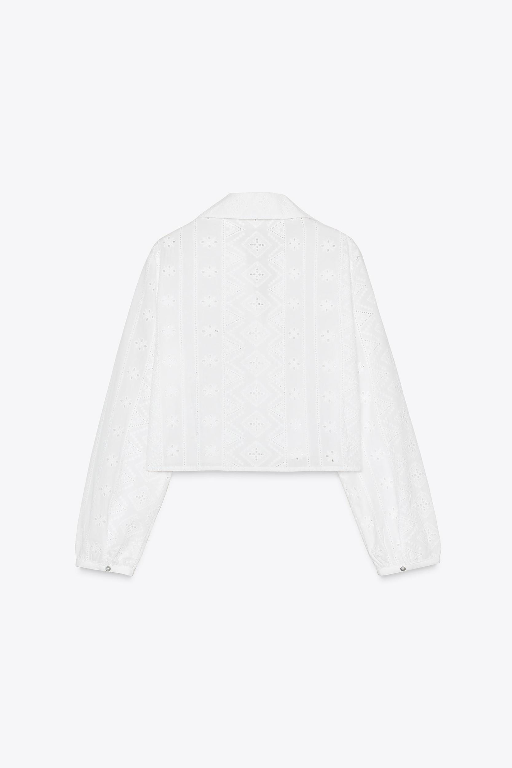 OPENWORK EMBROIDERY SHIRT Product Image