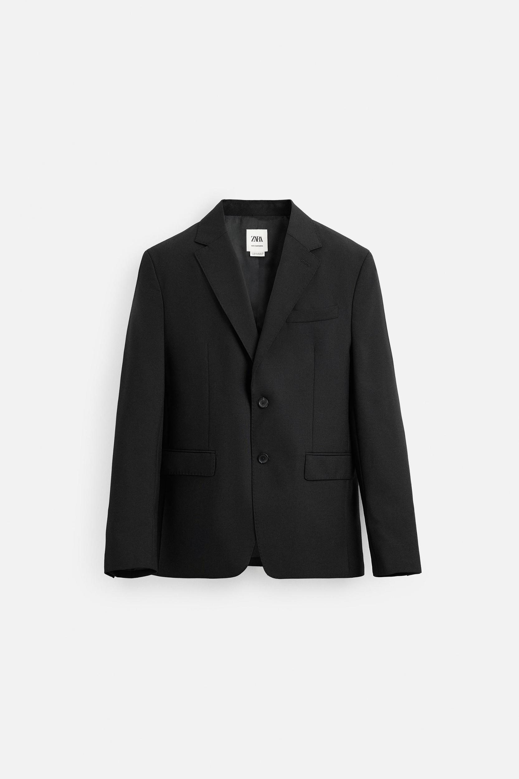 100% WOOL SUIT BLAZER Product Image