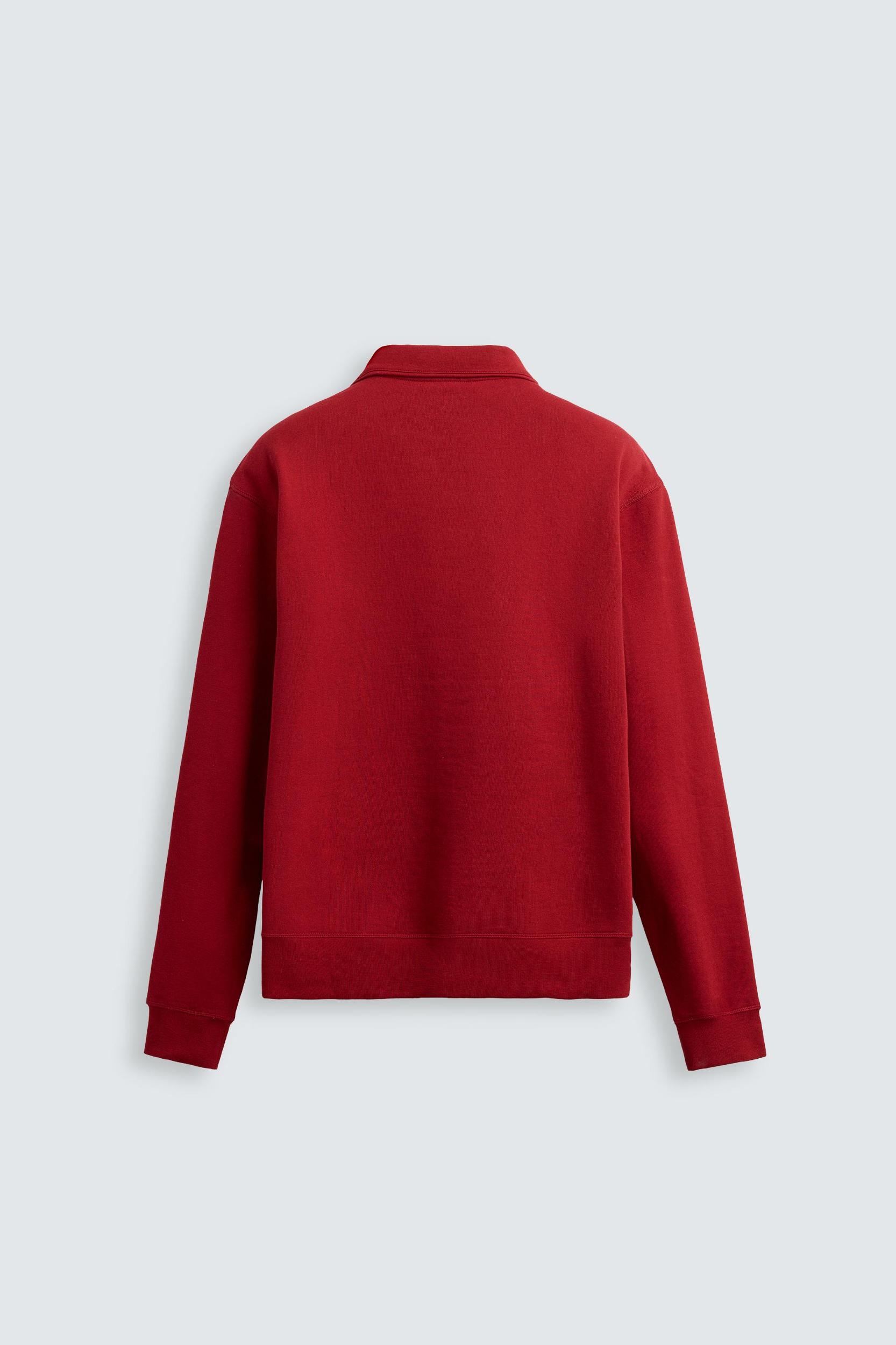 BASIC QUARTER-ZIP SWEATSHIRT Product Image