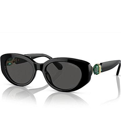 Swarovski Womens SK6002 53mm Oval Sunglasses Product Image