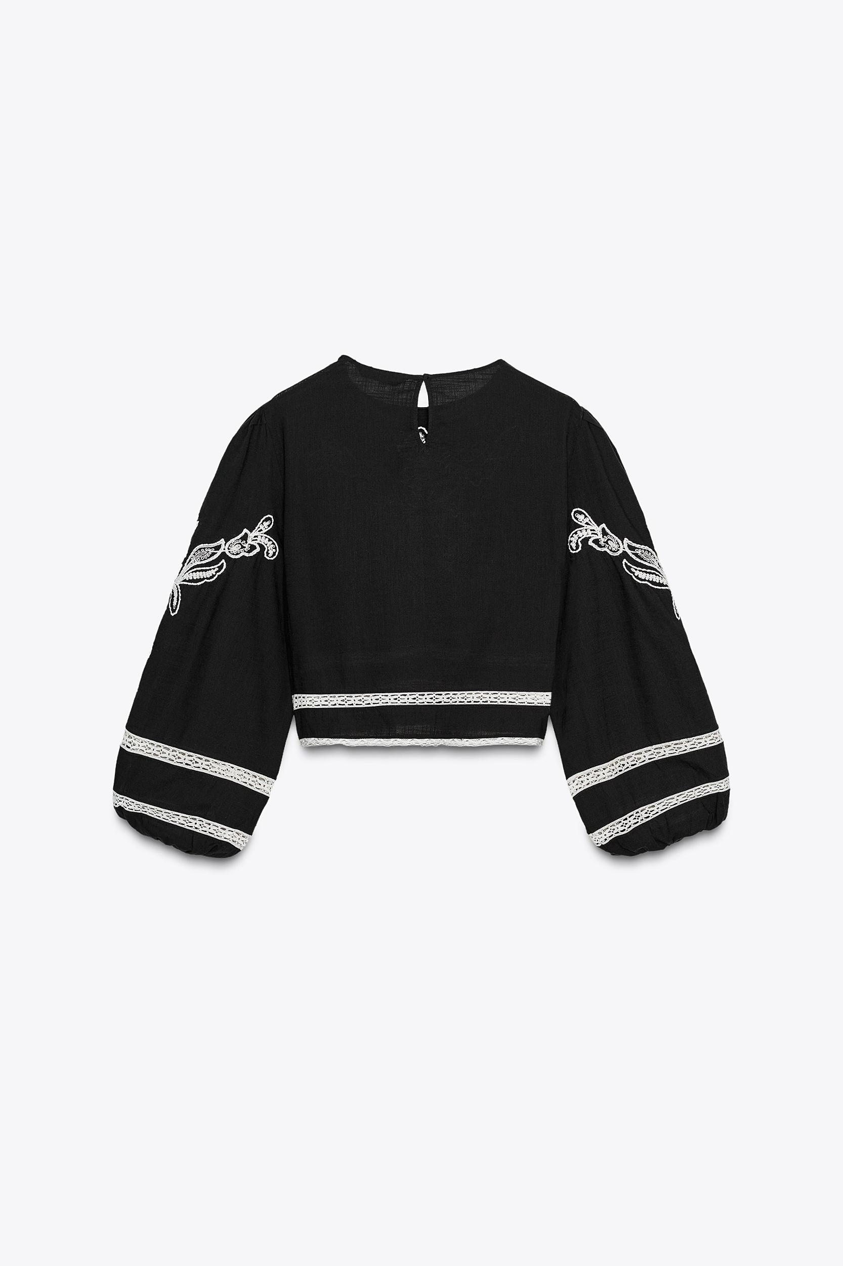 ZW COLLECTION EMBROIDERED BLOUSE Product Image