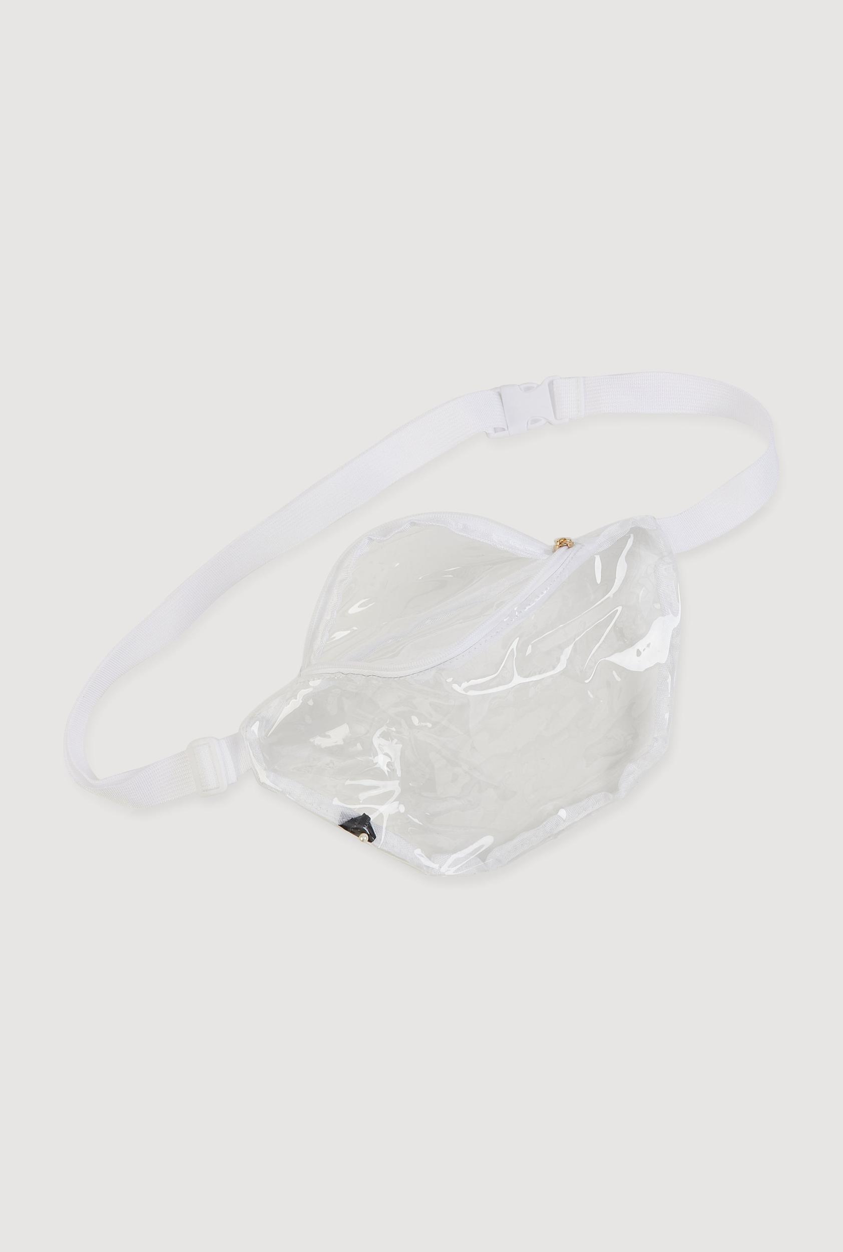 Contrast Trim Clear Fanny Pack Unisex Product Image