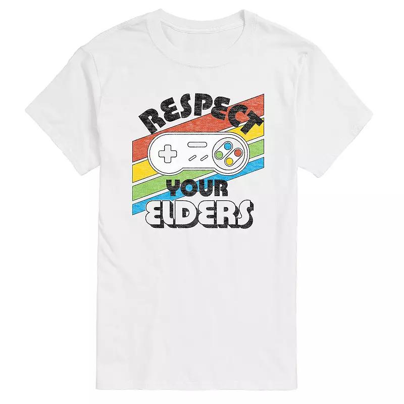 Big & Tall Respect Your Elders Graphic Tee, Men's,  Product Image