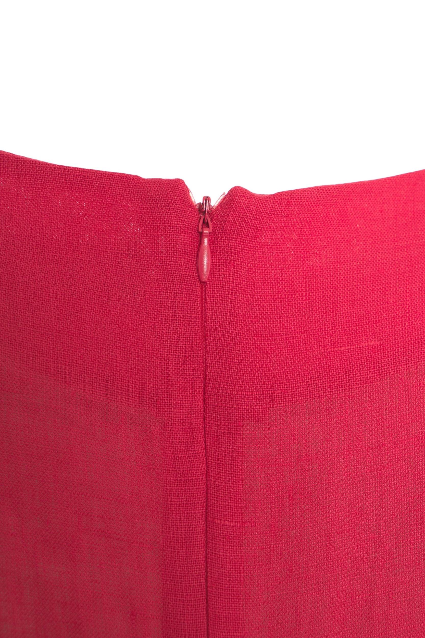 Linen midi dress Product Image