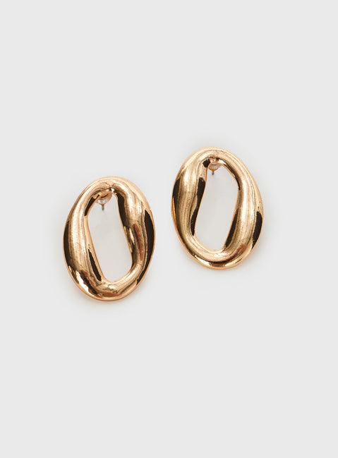 Tindray Earrings Gold Product Image