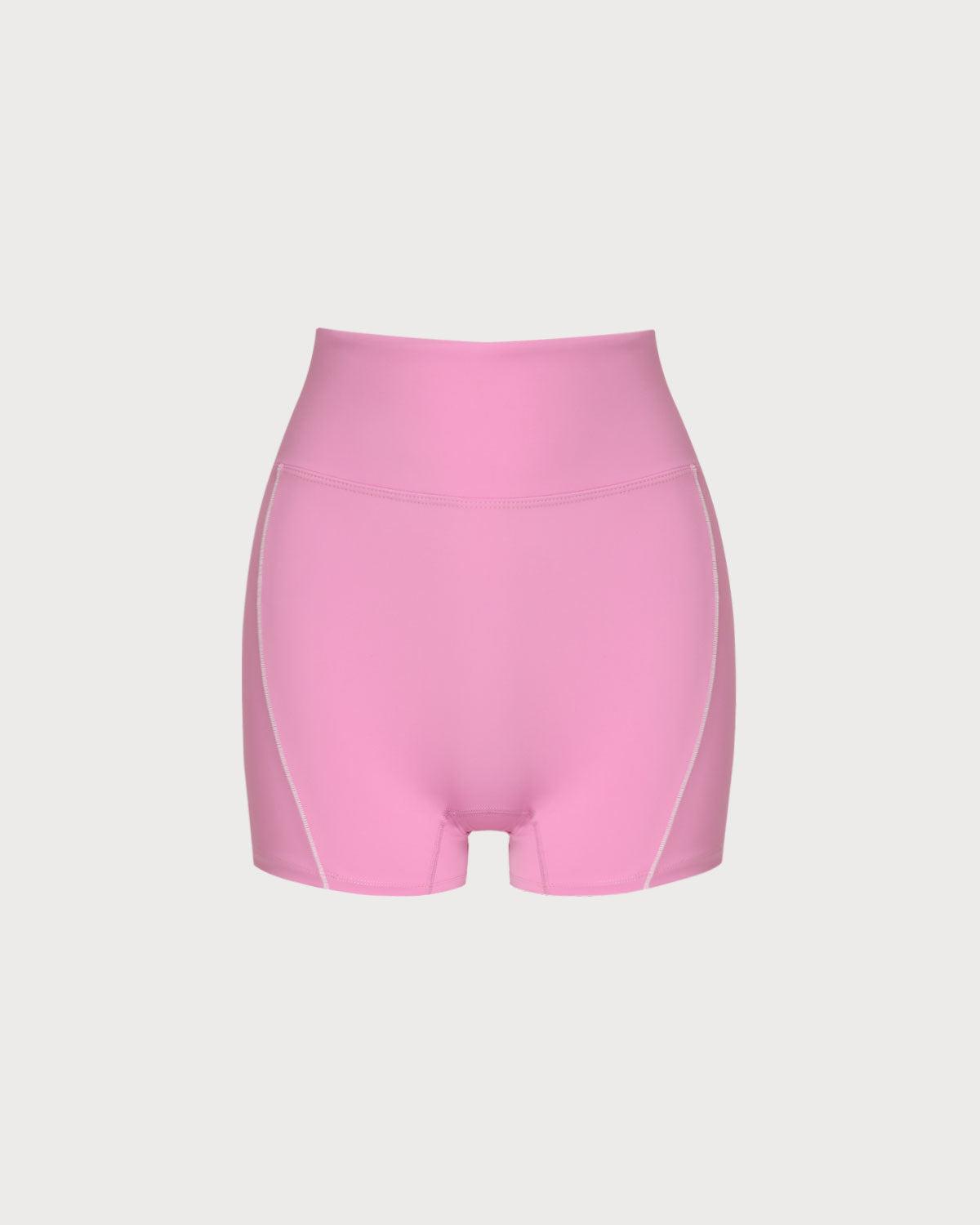 Pink High Stretch Yoga Pants Product Image