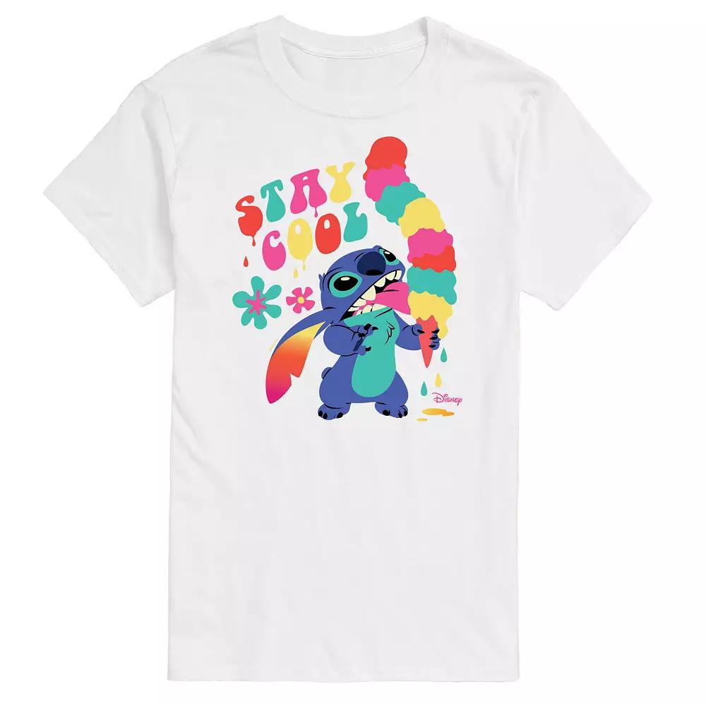 Disney's Lilo & Stitch Big & Tall Stay Cool Graphic Tee, Men's,  Product Image