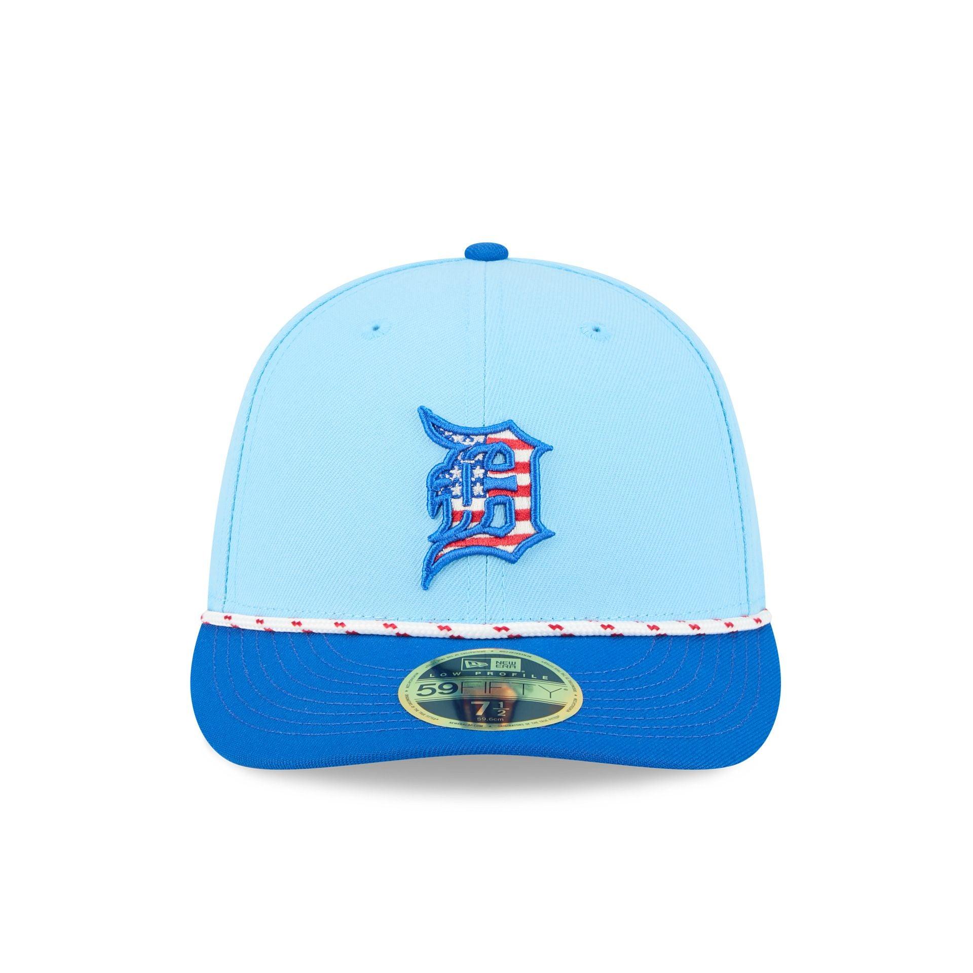 Detroit Tigers Independence Day 2025 Low Profile 59FIFTY Fitted Hat Male Product Image
