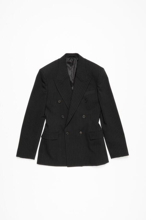 Double-breasted pinstripe jacket Product Image