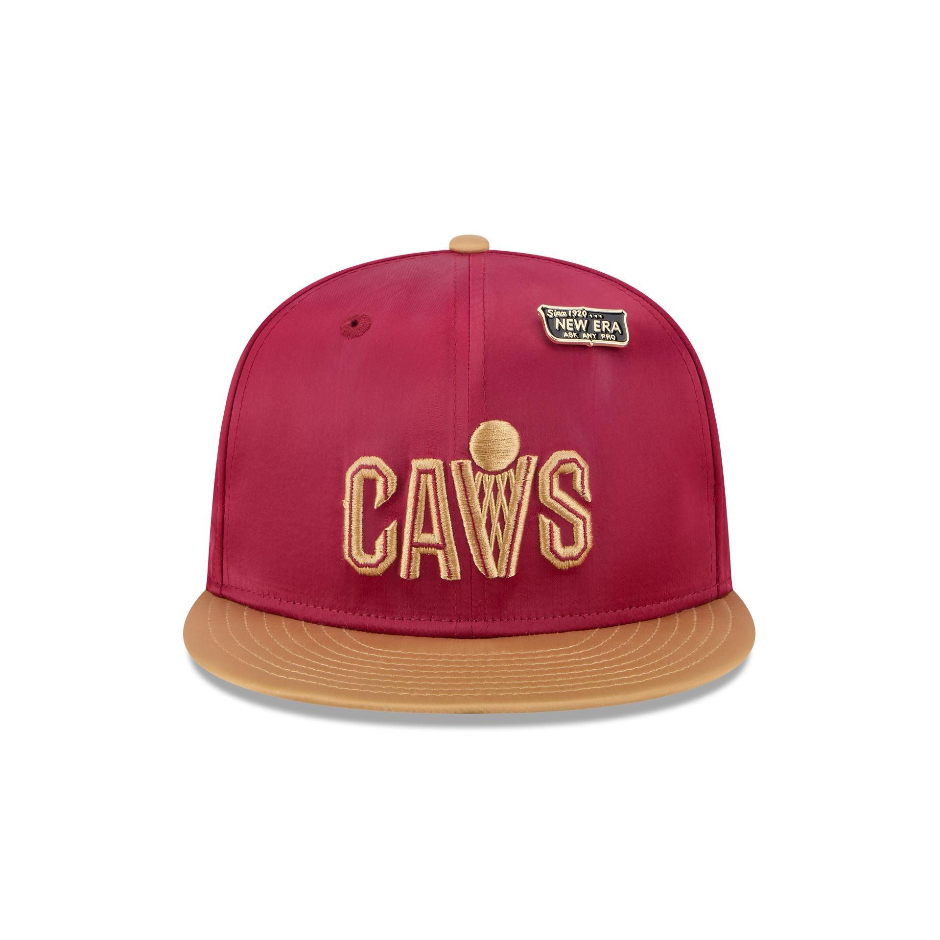 Cleveland Cavaliers Satin Pin 9FIFTY Snapback Hat Male Product Image