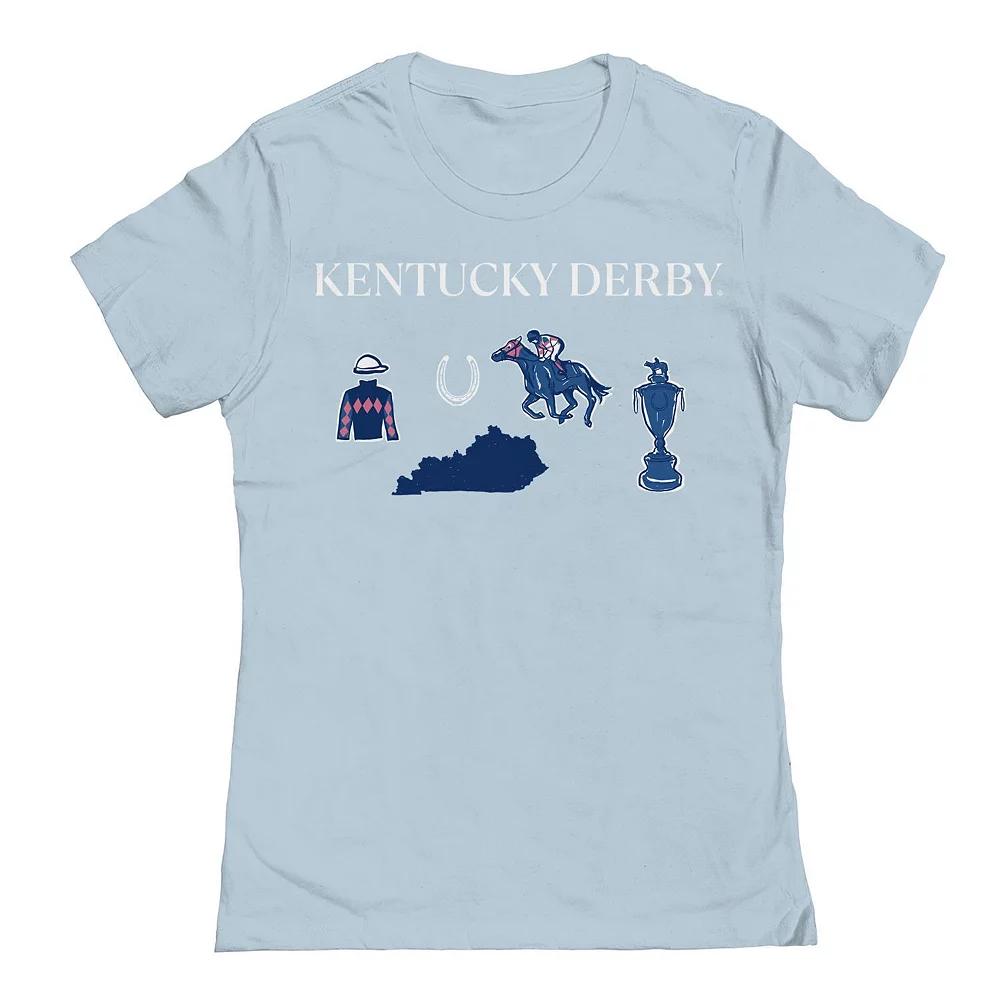 Juniors' Kentucky Derby Horizontal Graphic Tee, Women's,  Product Image