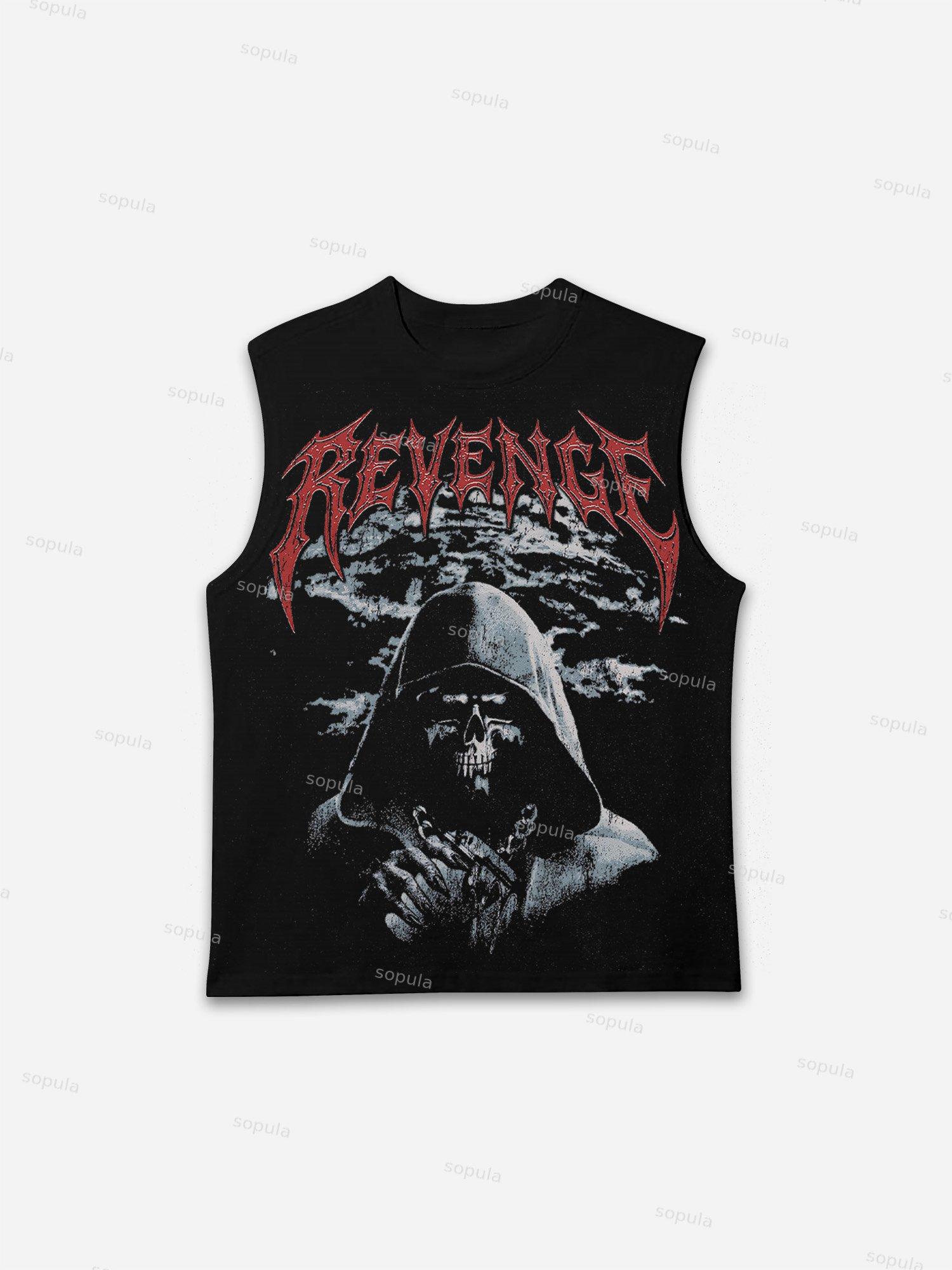 Vintage Revenge Graphic Tank Top Product Image
