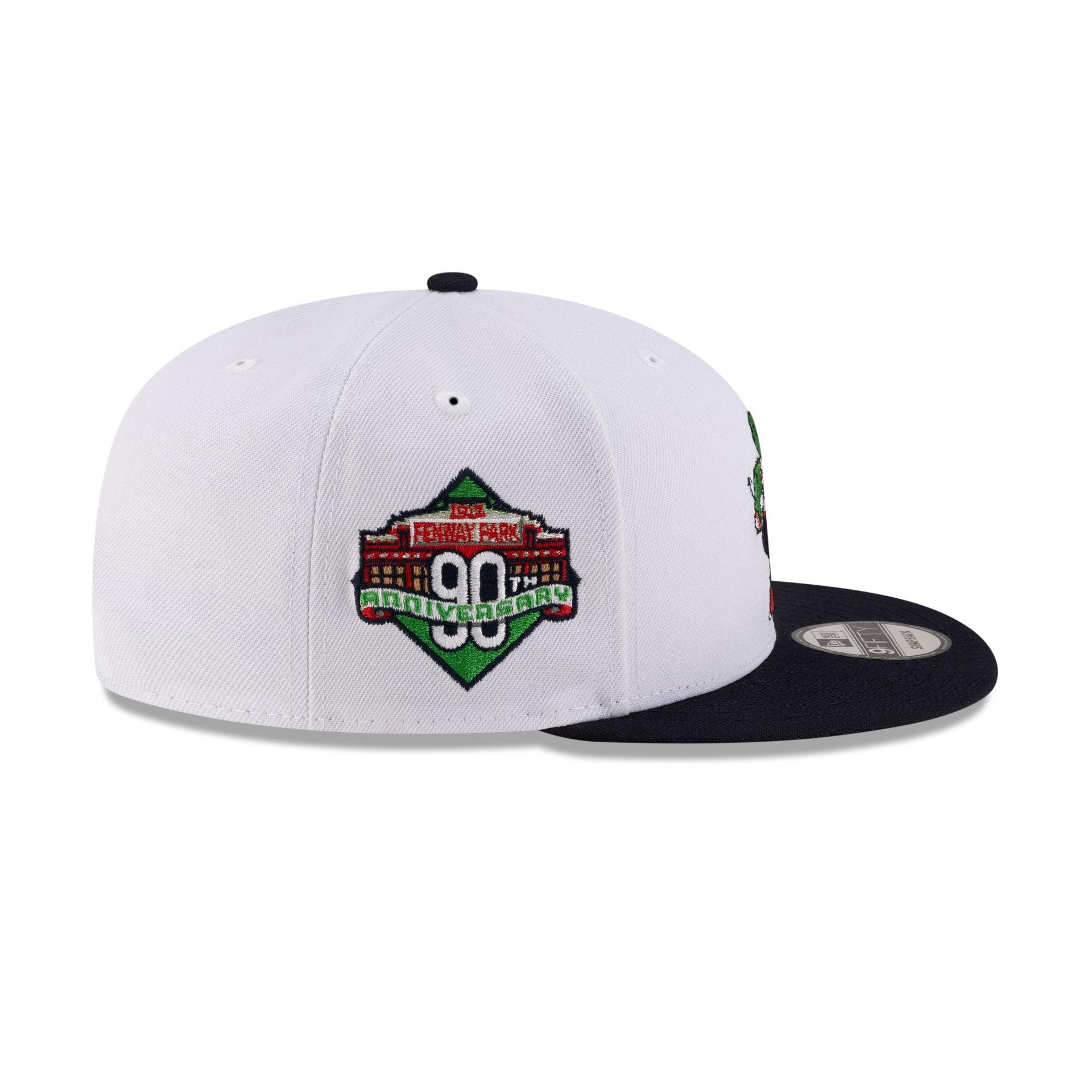 Boston Red Sox Mascot White 9FIFTY Snapback Hat Male Product Image