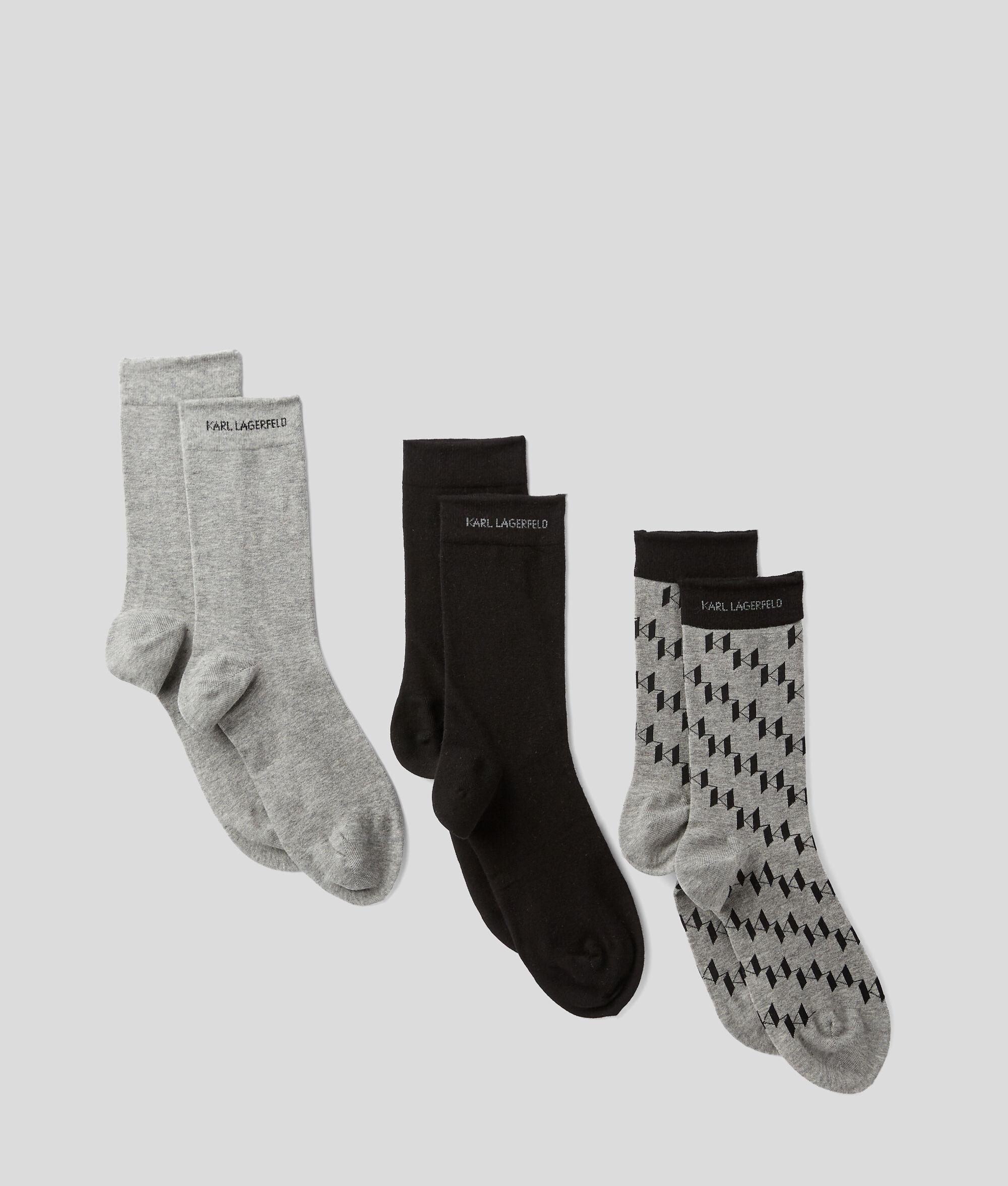 MONOGRAM SOCKS – 3 PACK Product Image