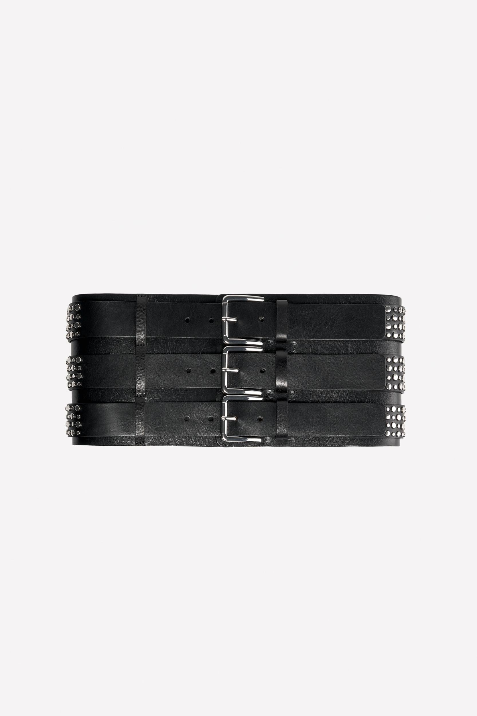 LEATHER STYLISH STUDDED BELT LUDOVIC DE SAINT SERNIN x ZARA Product Image