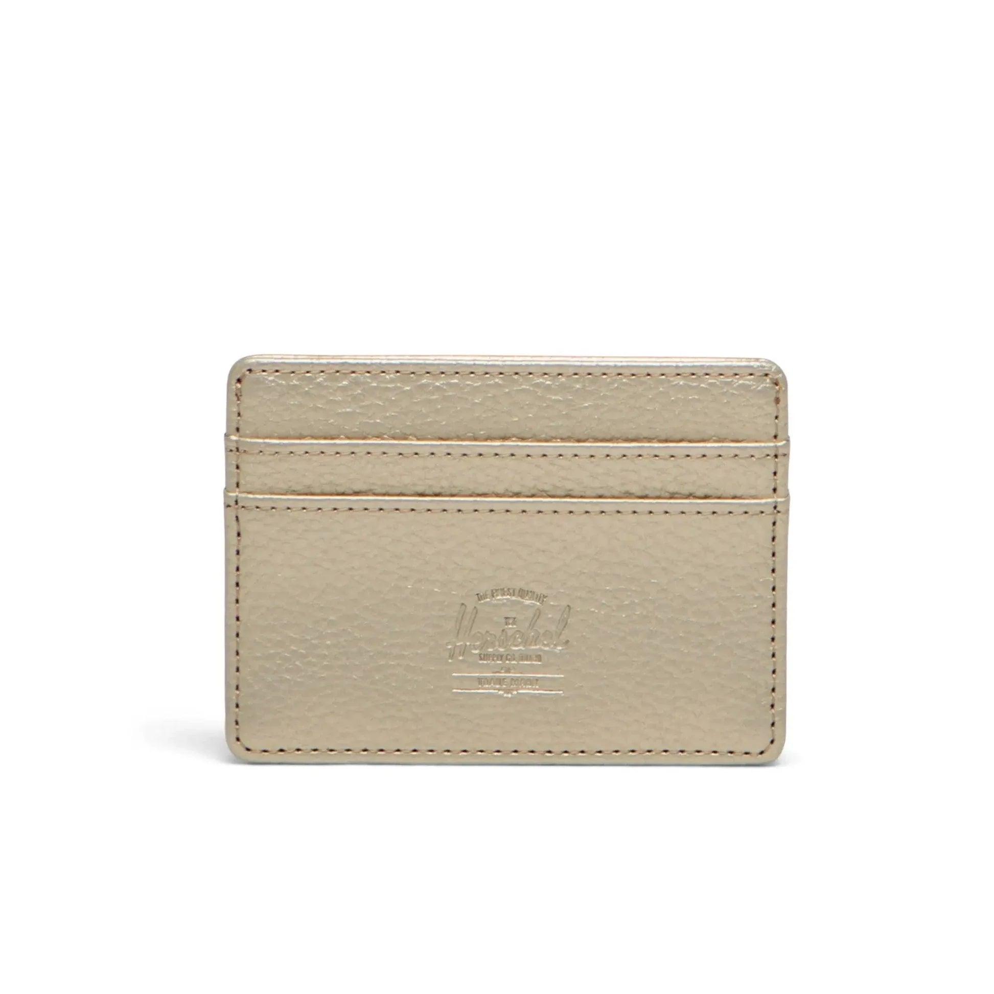 Herschel Charlie Cardholder Vegan Leather Wallet - Gold Product Image