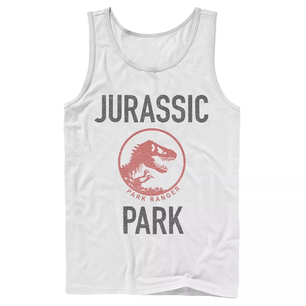 Men's Jurassic Park Fossil Coin Logo Tank Top,  Product Image