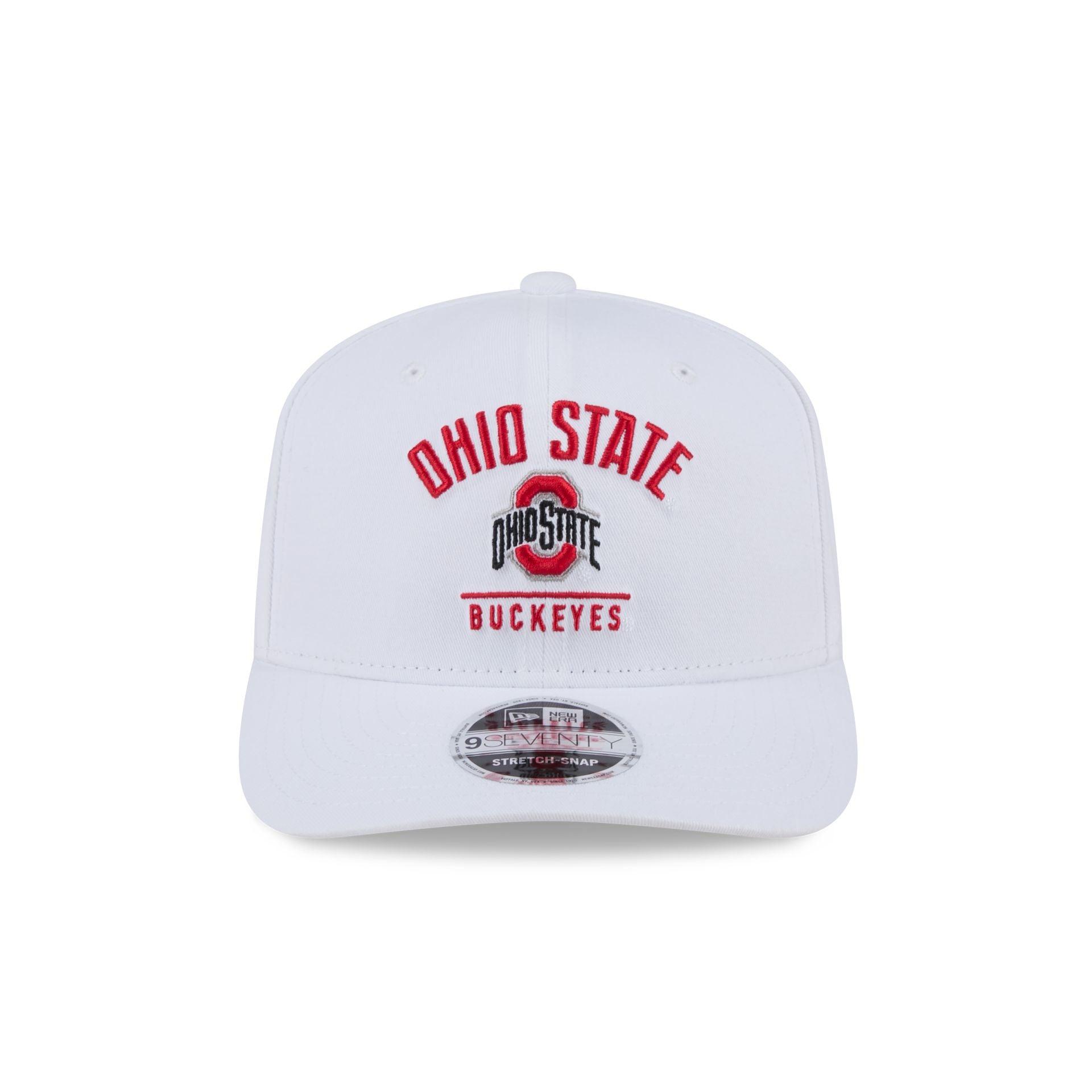 Ohio State Buckeyes Optic White 9SEVENTY Stretch-Snap Hat Male Product Image