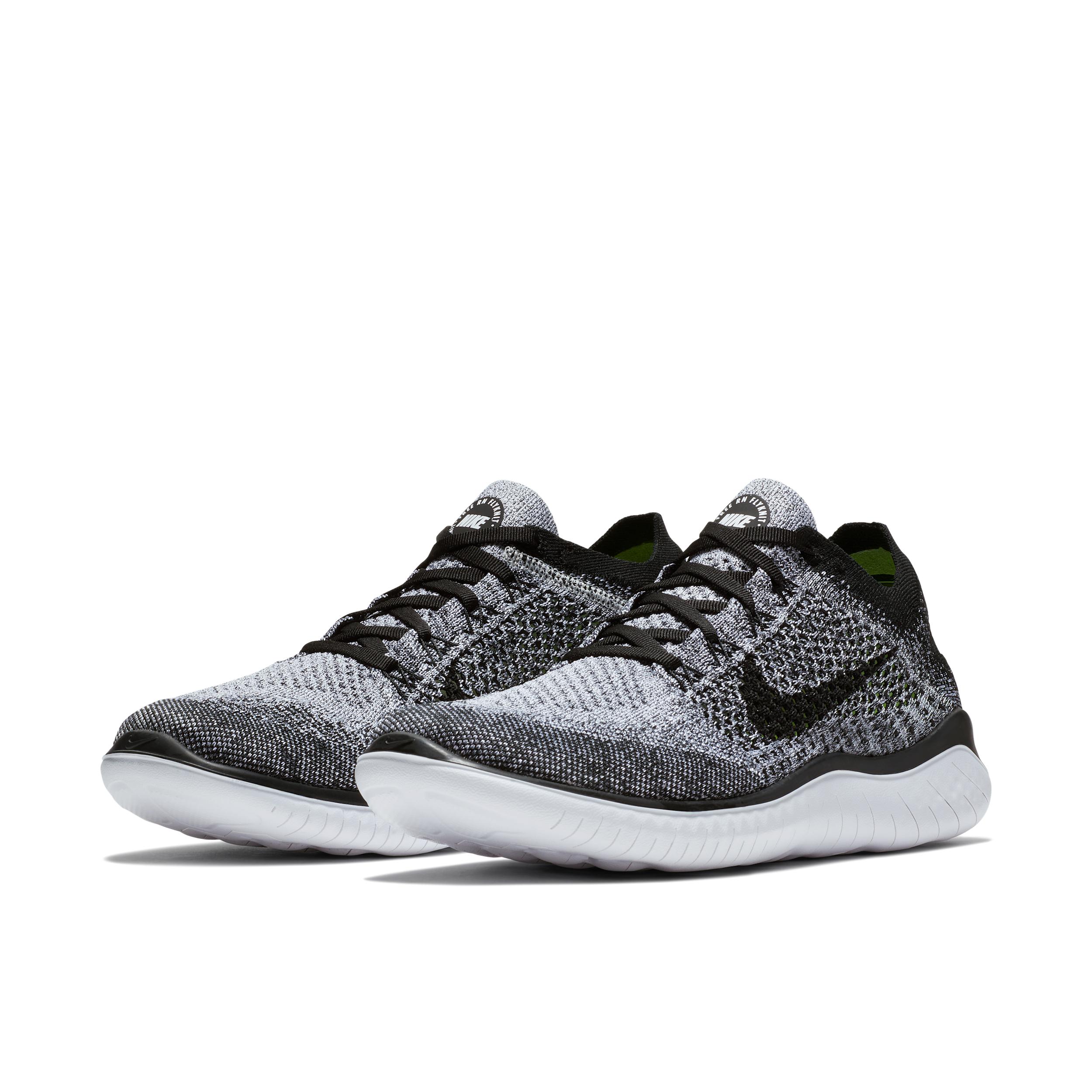 Nike Mens Free Run Flyknit 2018 Road Running Shoes | 942838-101 Product Image