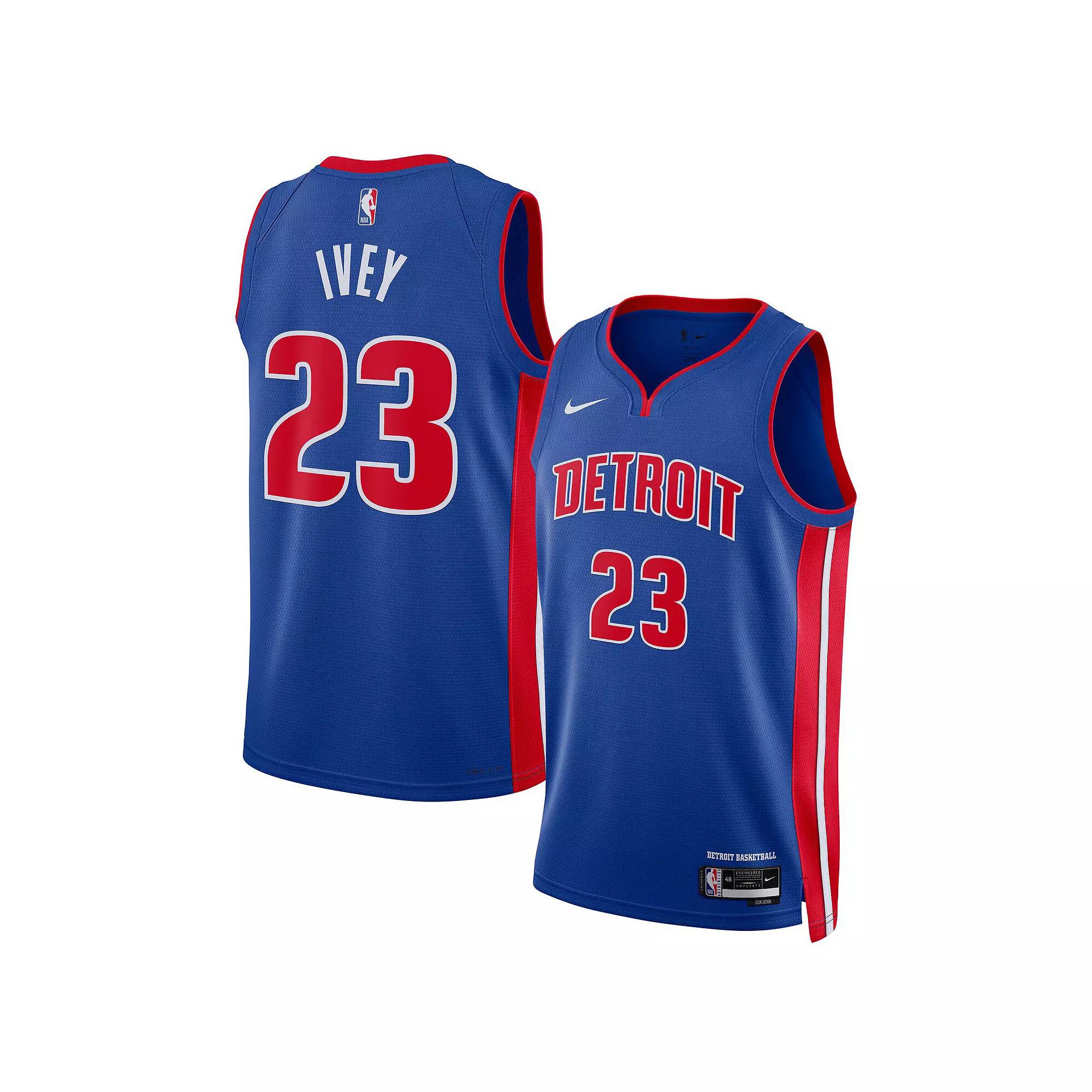 Detroit Pistons Icon Edition Nike Men's Dri-FIT NBA Swingman Jersey Product Image