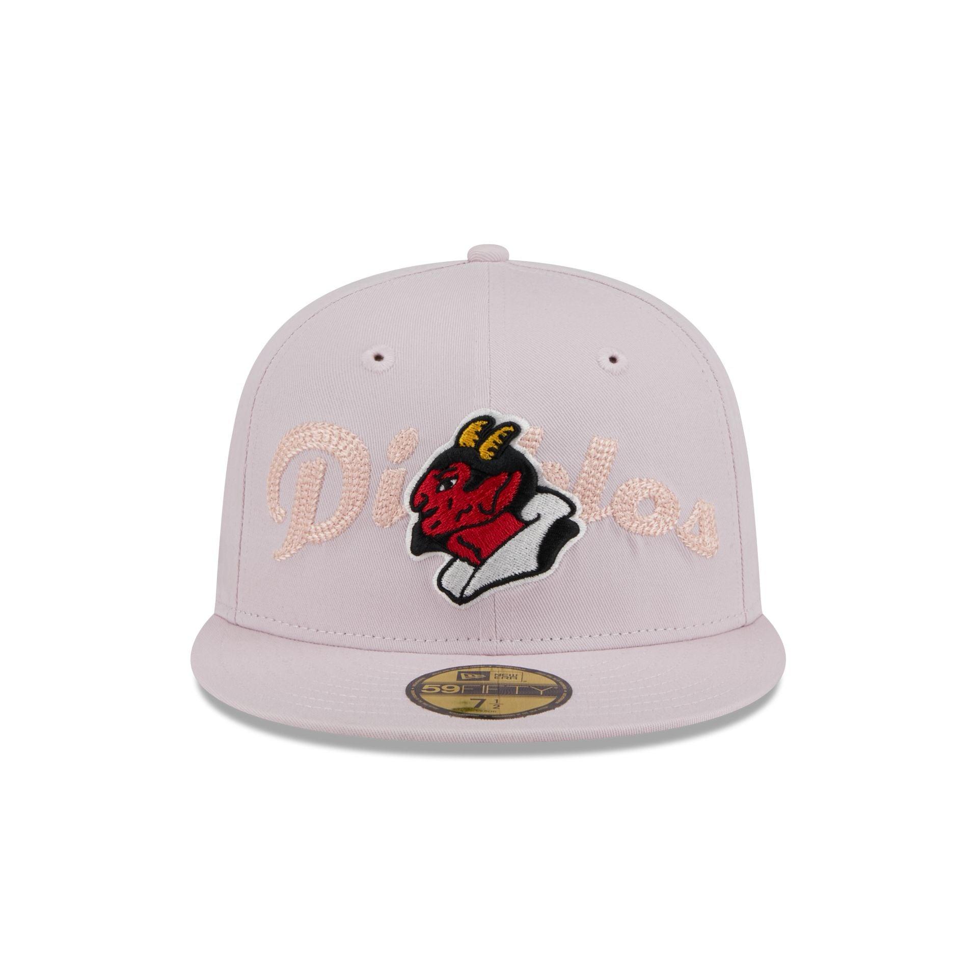 Diablos Rojos del México Stacked Wordmark 59FIFTY Fitted Hat Male Product Image