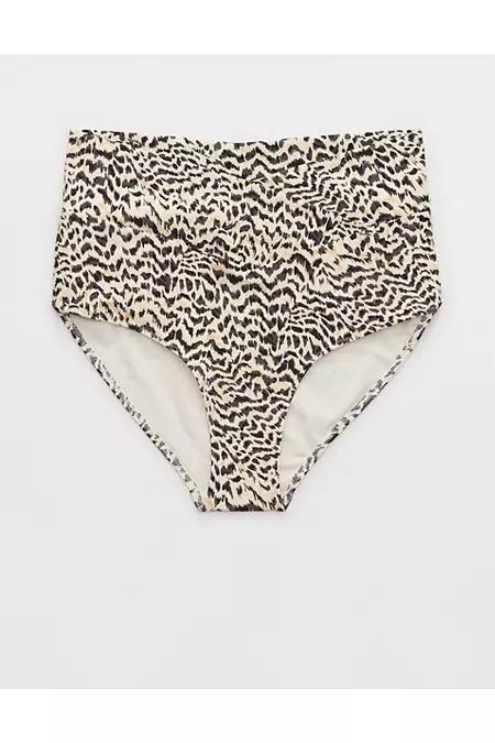 Aerie Crossover High Waisted Bikini Bottom Women's Product Image