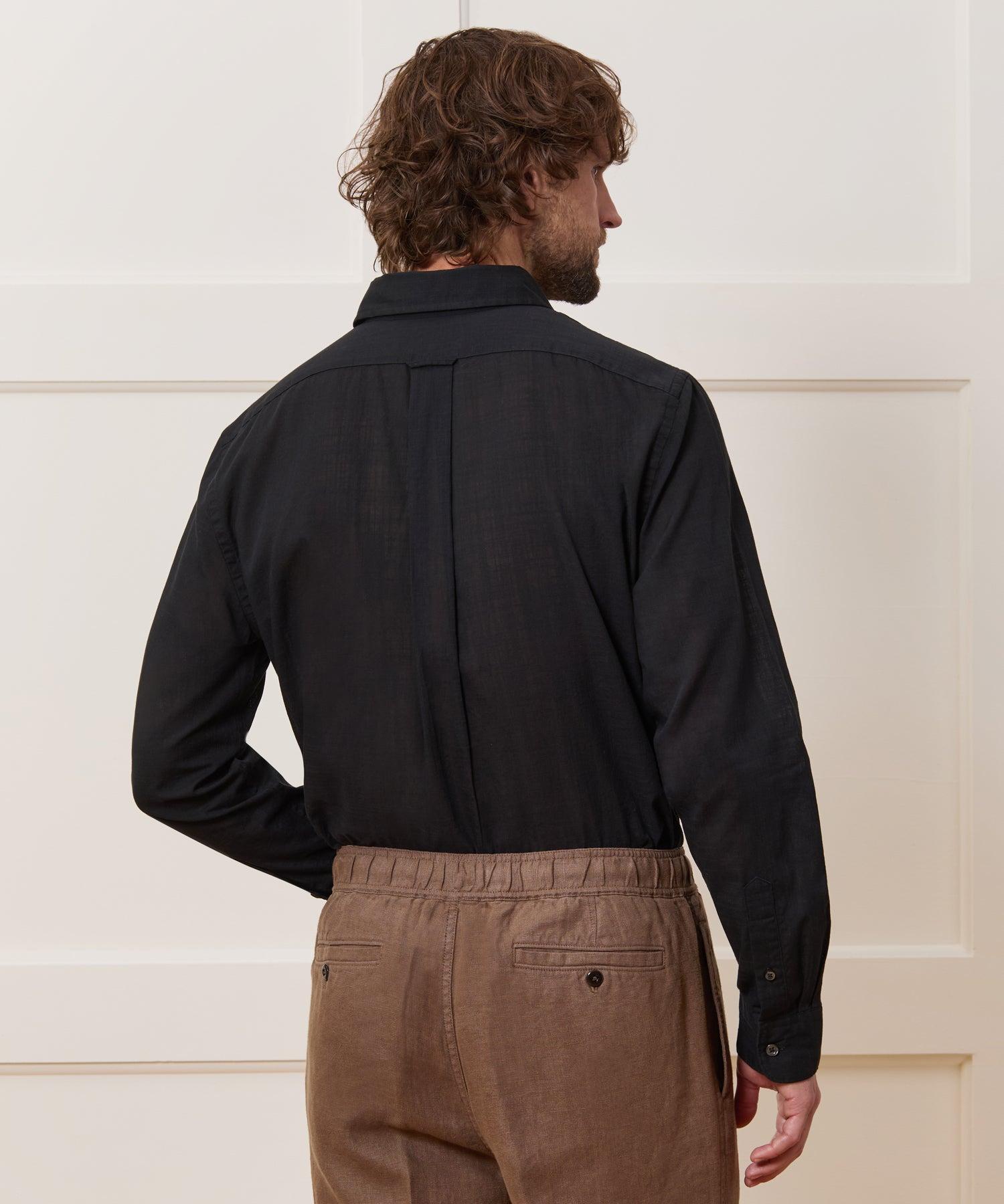 Slim Summerweight Point Collar Shirt Product Image