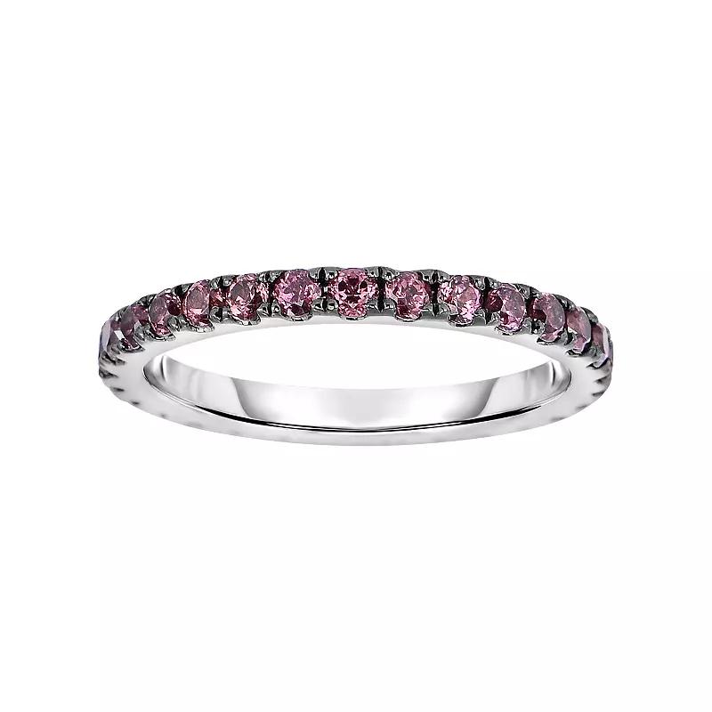 Oro Leoni Sterling Silver Rhodolite Garnet Ring, Womens Multi Product Image