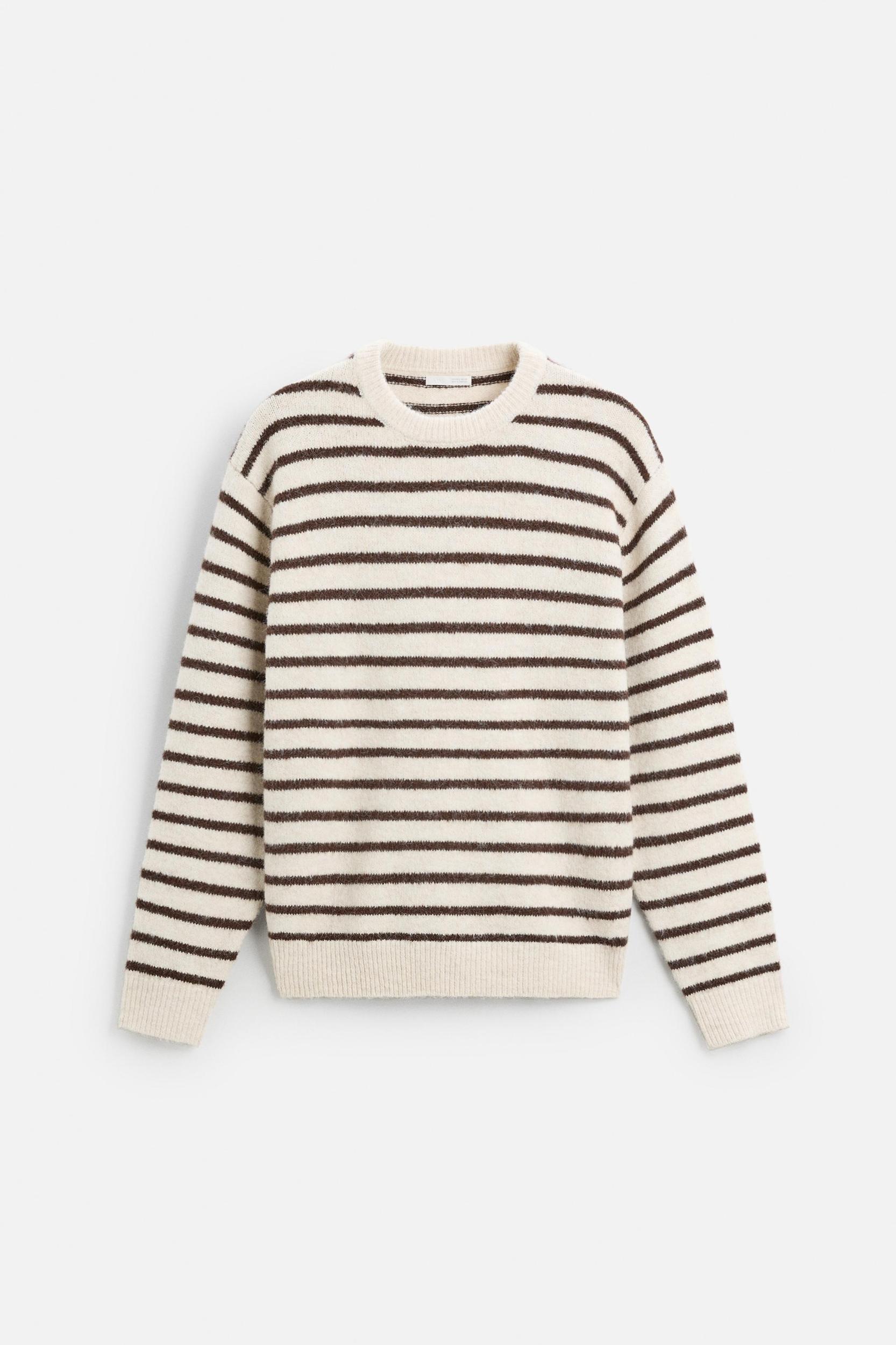 TEXTURED STRIPED SWEATER Product Image