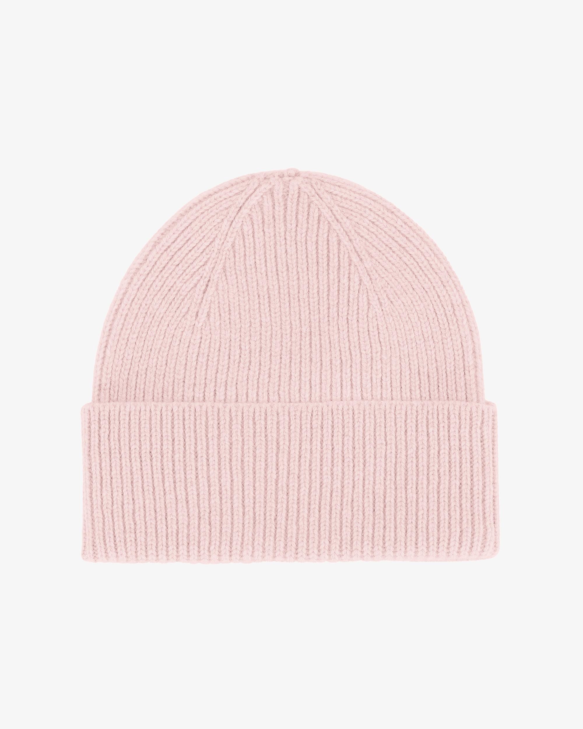 Merino Wool Beanie - Faded Pink Product Image