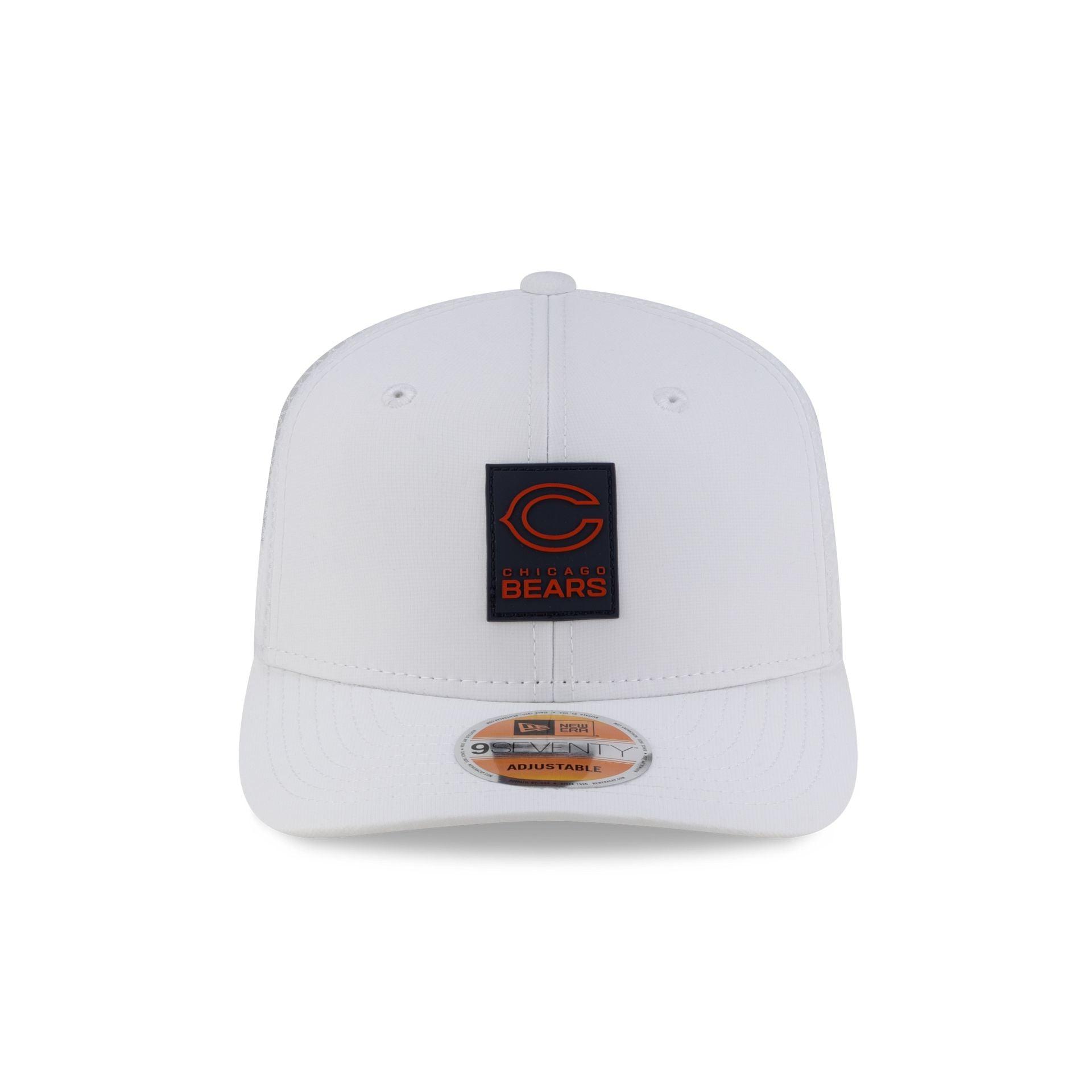 Chicago Bears 2025 Sideline Hot Weather White 9SEVENTY Trucker Hat Male Product Image
