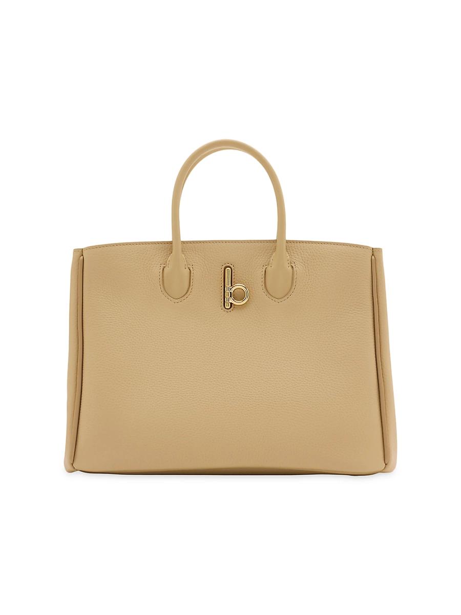 Womens Rocking Horse Leather Tote Bag Product Image