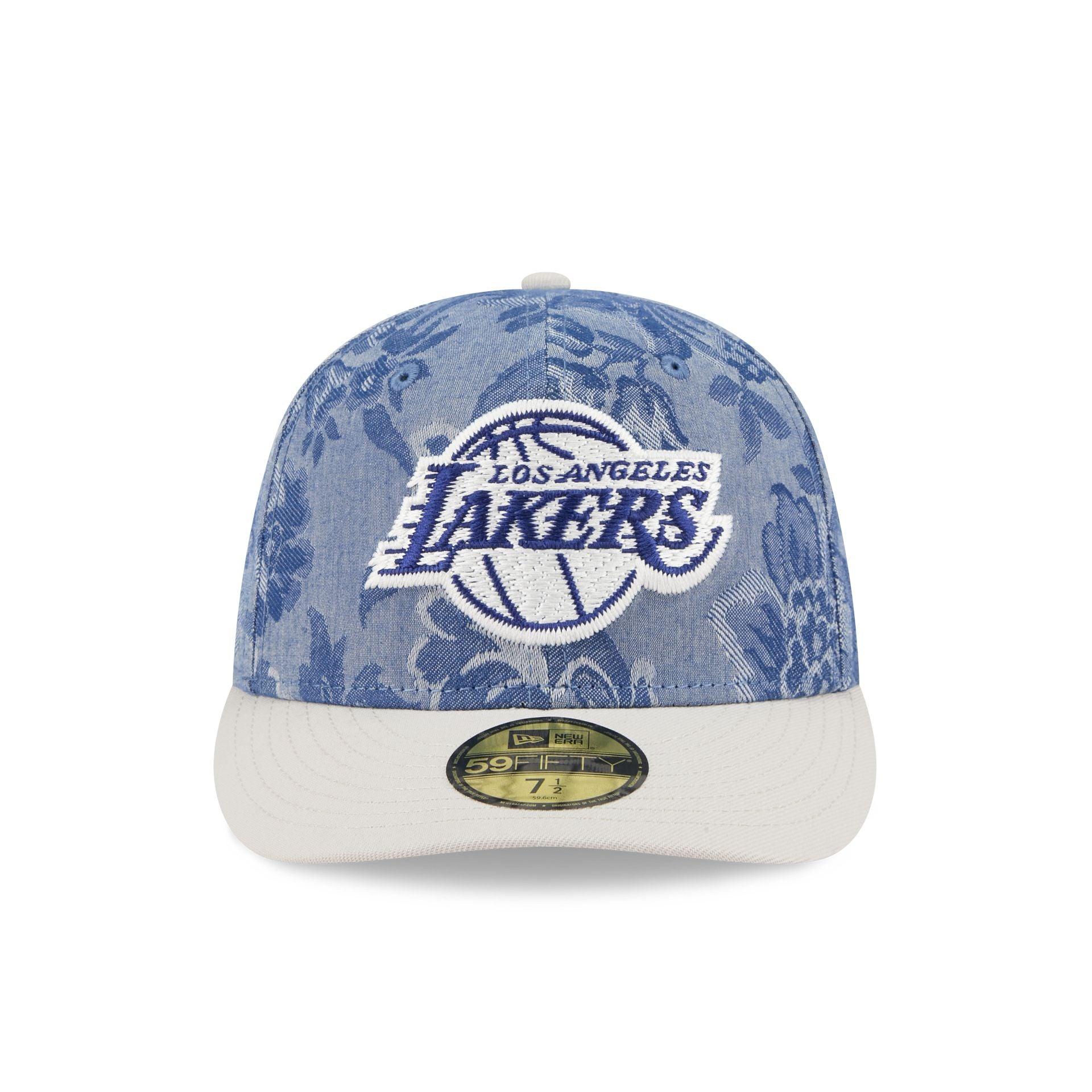 Los Angeles Lakers Two-Tone Denim 59FIFTY Fitted Hat Male Product Image