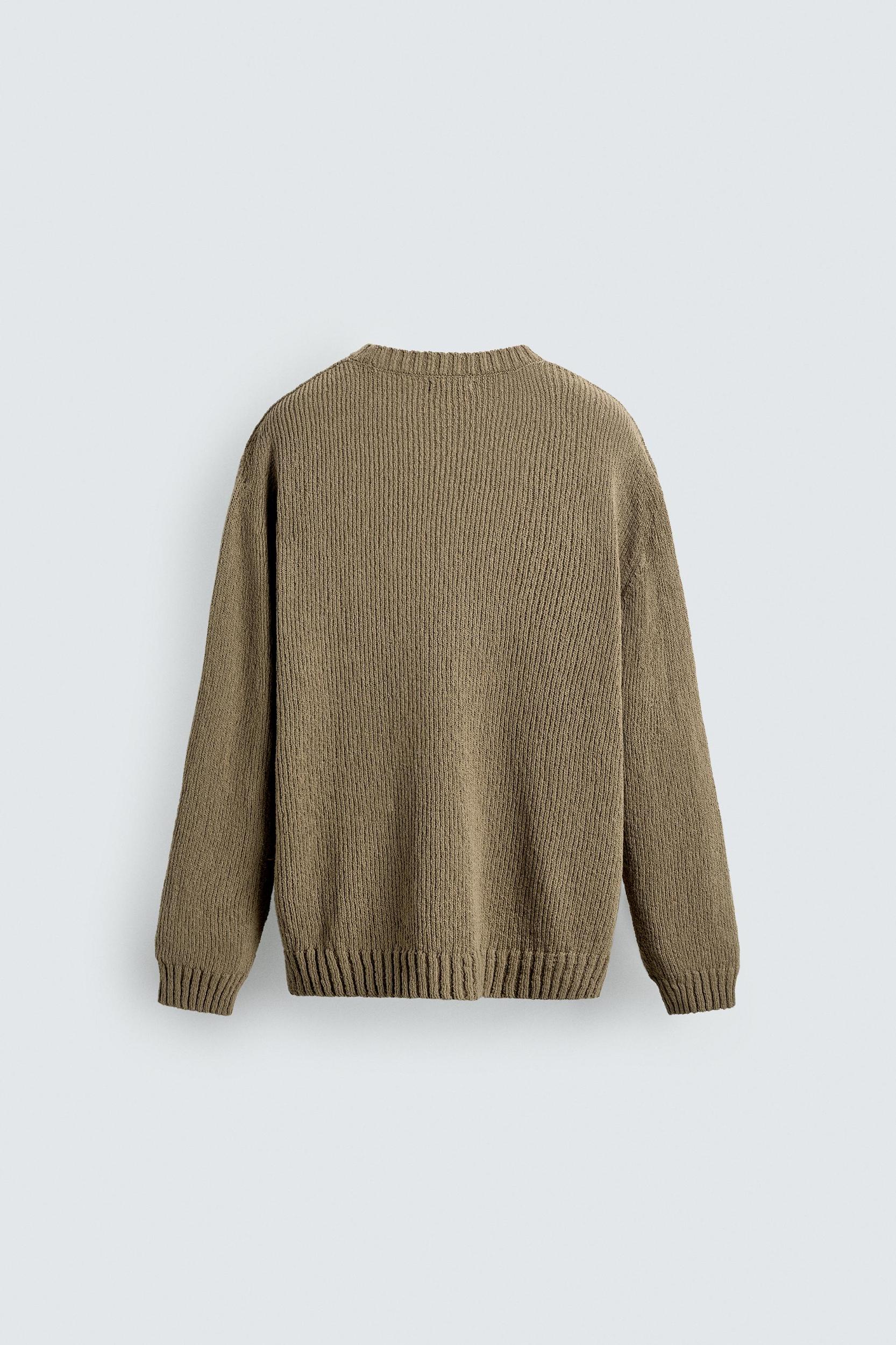 TEXTURED KNIT SWEATER Product Image