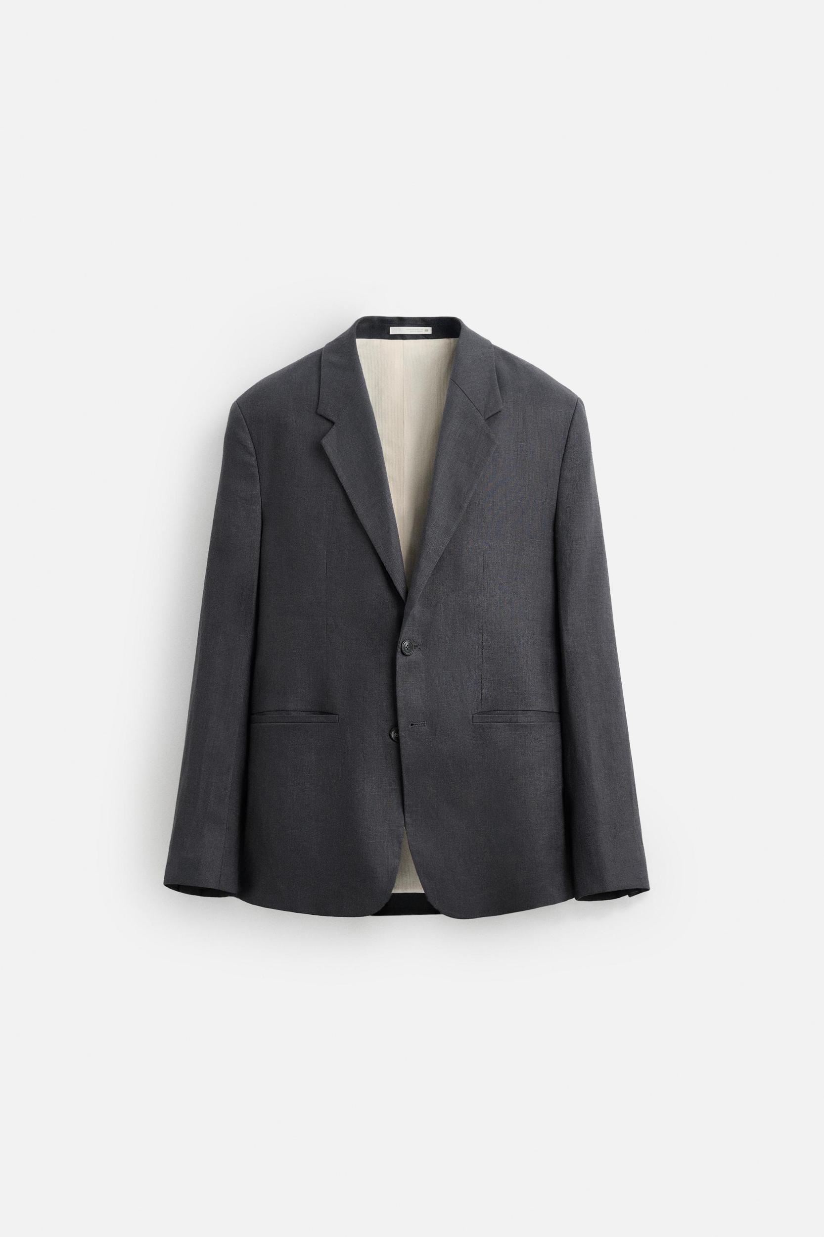 100% LINEN SUIT BLAZER Product Image
