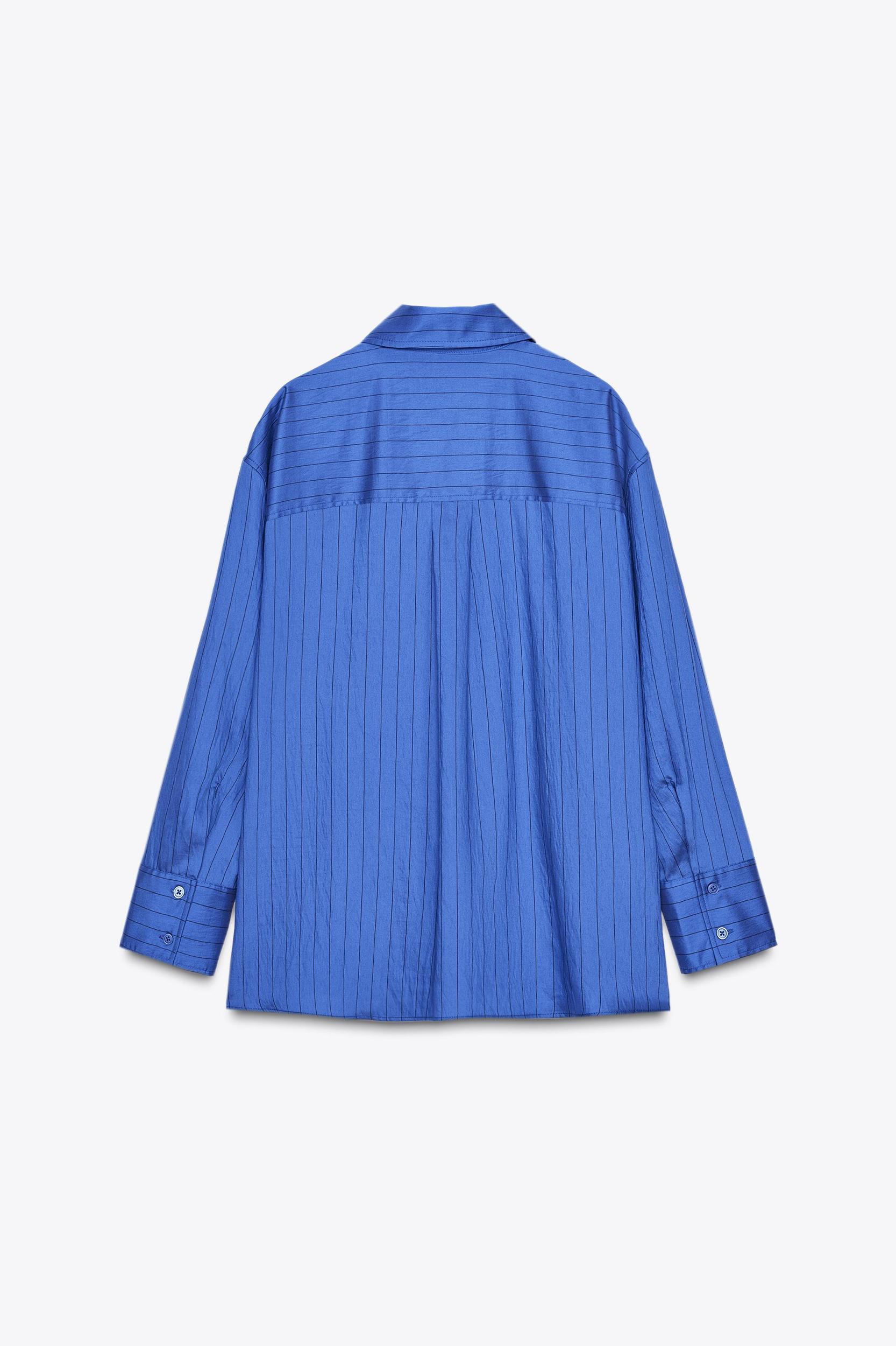 ZW COLLECTION OVERSIZED STRIPED SHIRT Product Image